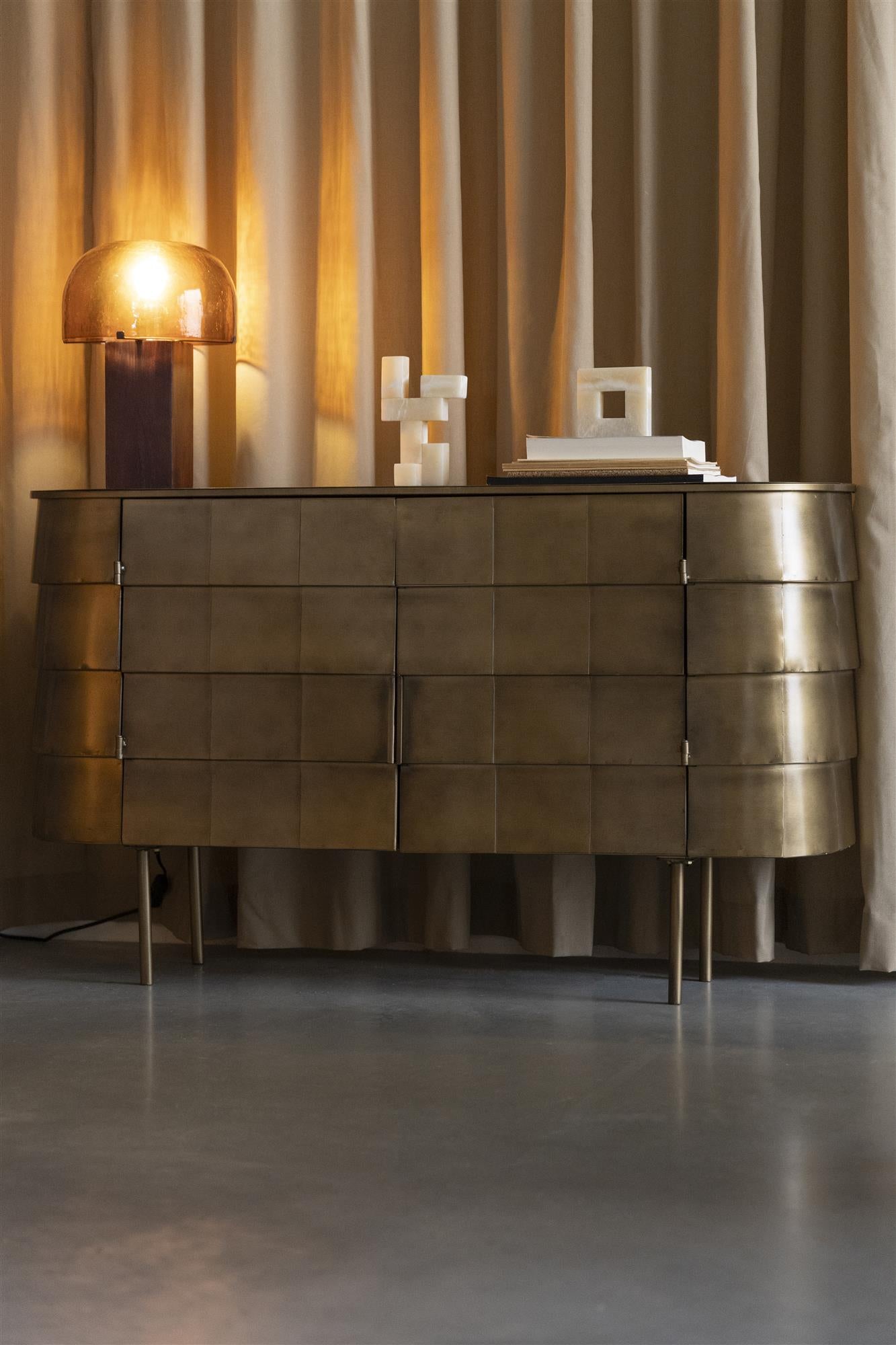 HANNA Cabinet Antique Gold