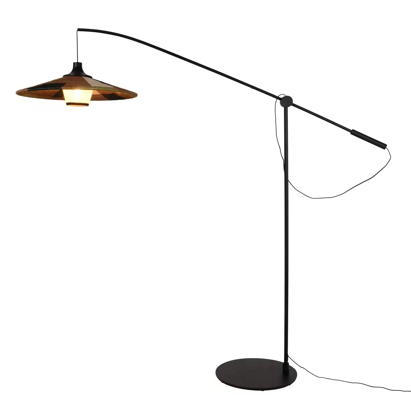 Parrot brown floor lamp