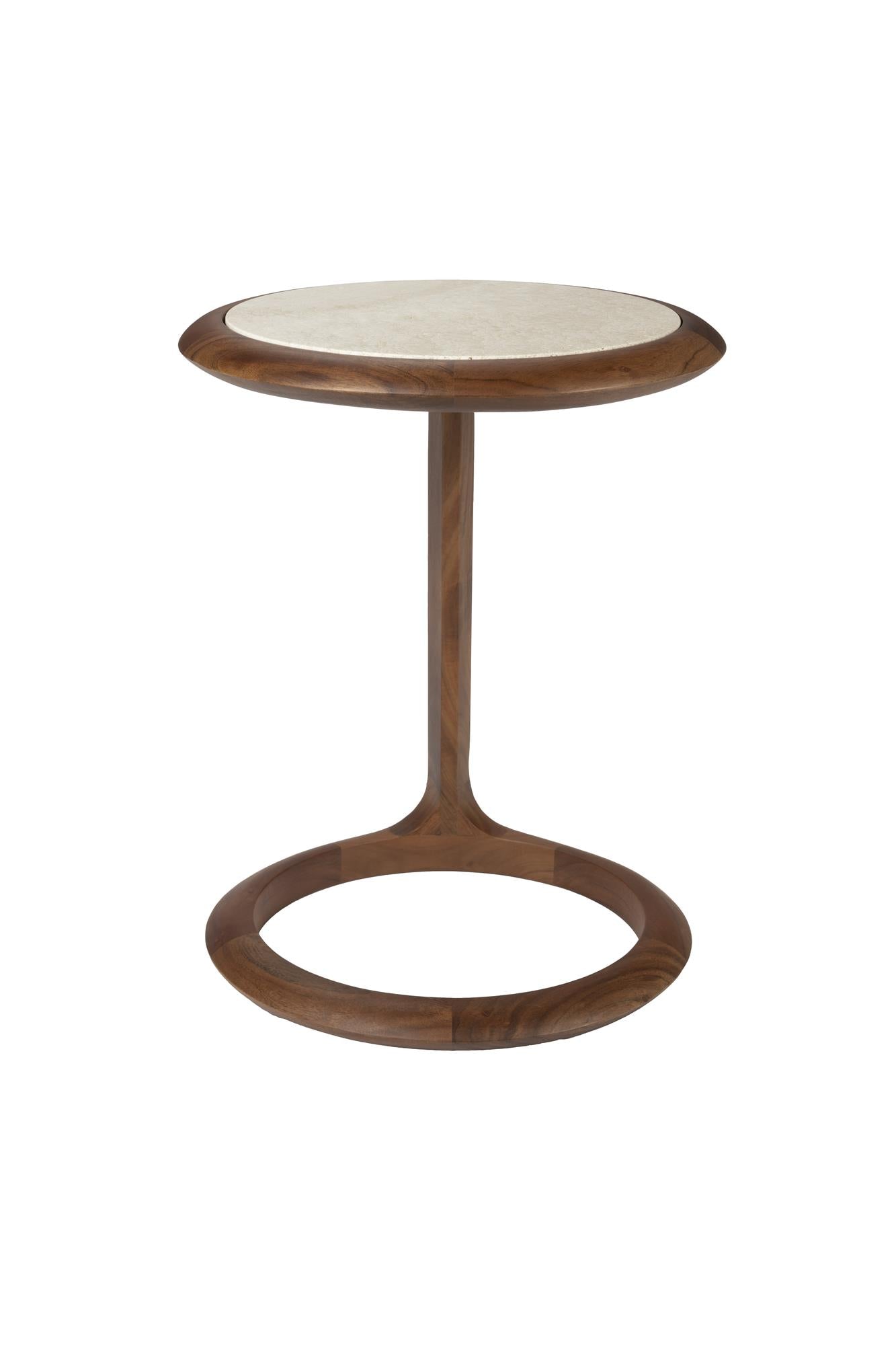 Doppio side table mango wood