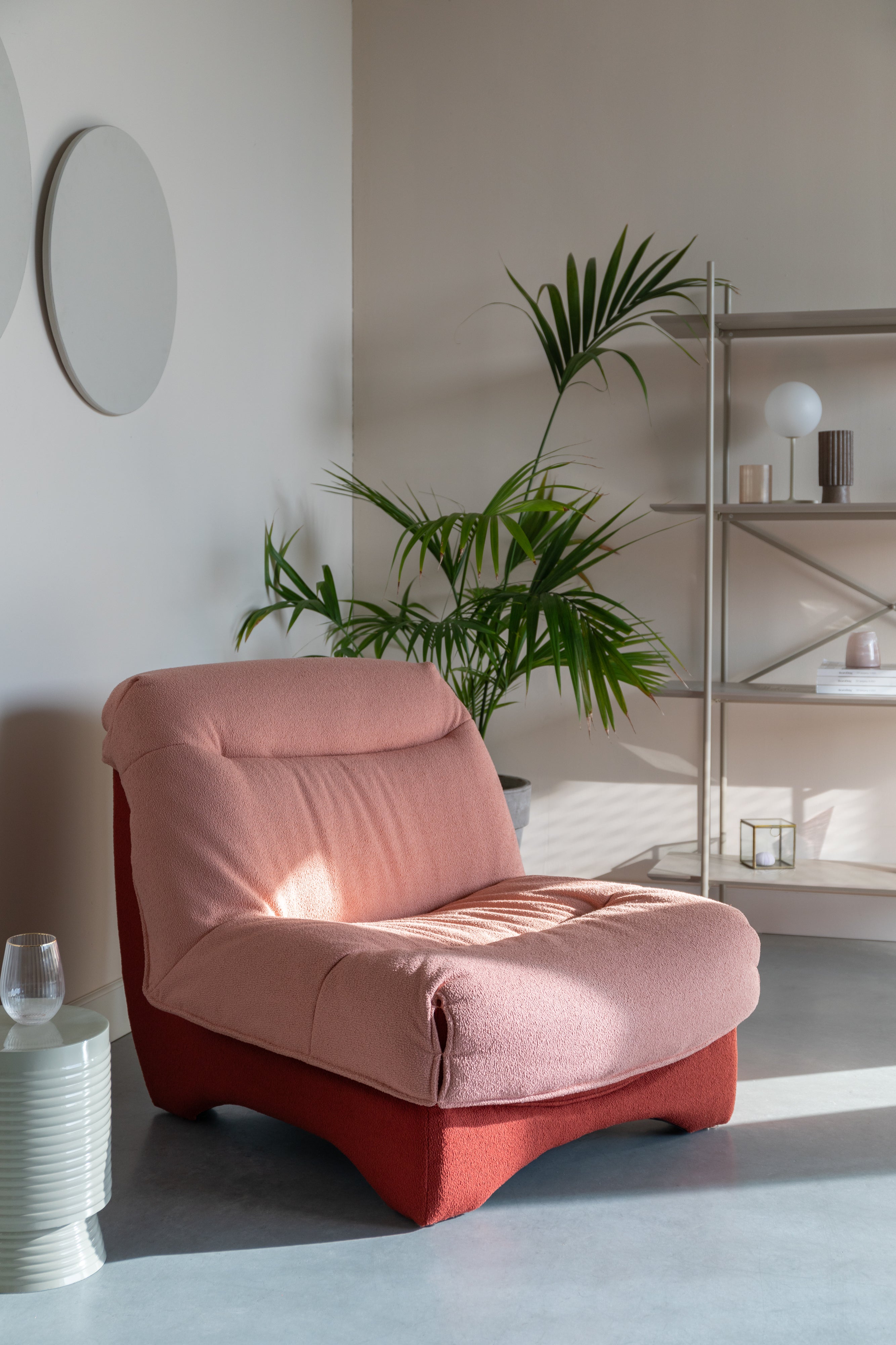 Sessel TWISTER rosa