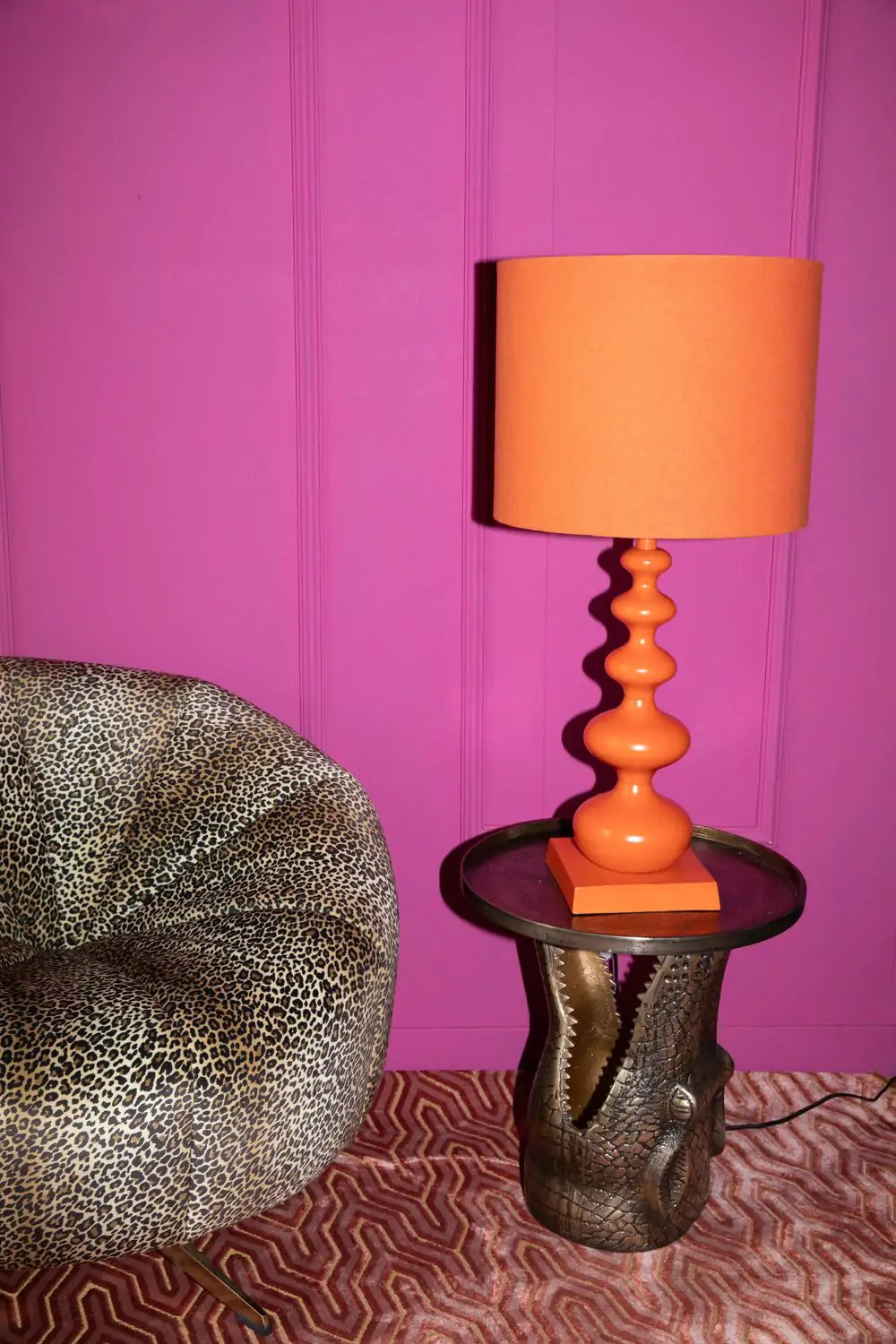 Table lamp WHEN ORANGE IS KING orange