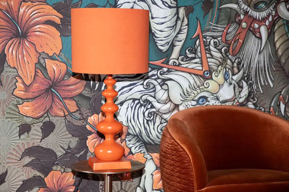 Table lamp WHEN ORANGE IS KING orange