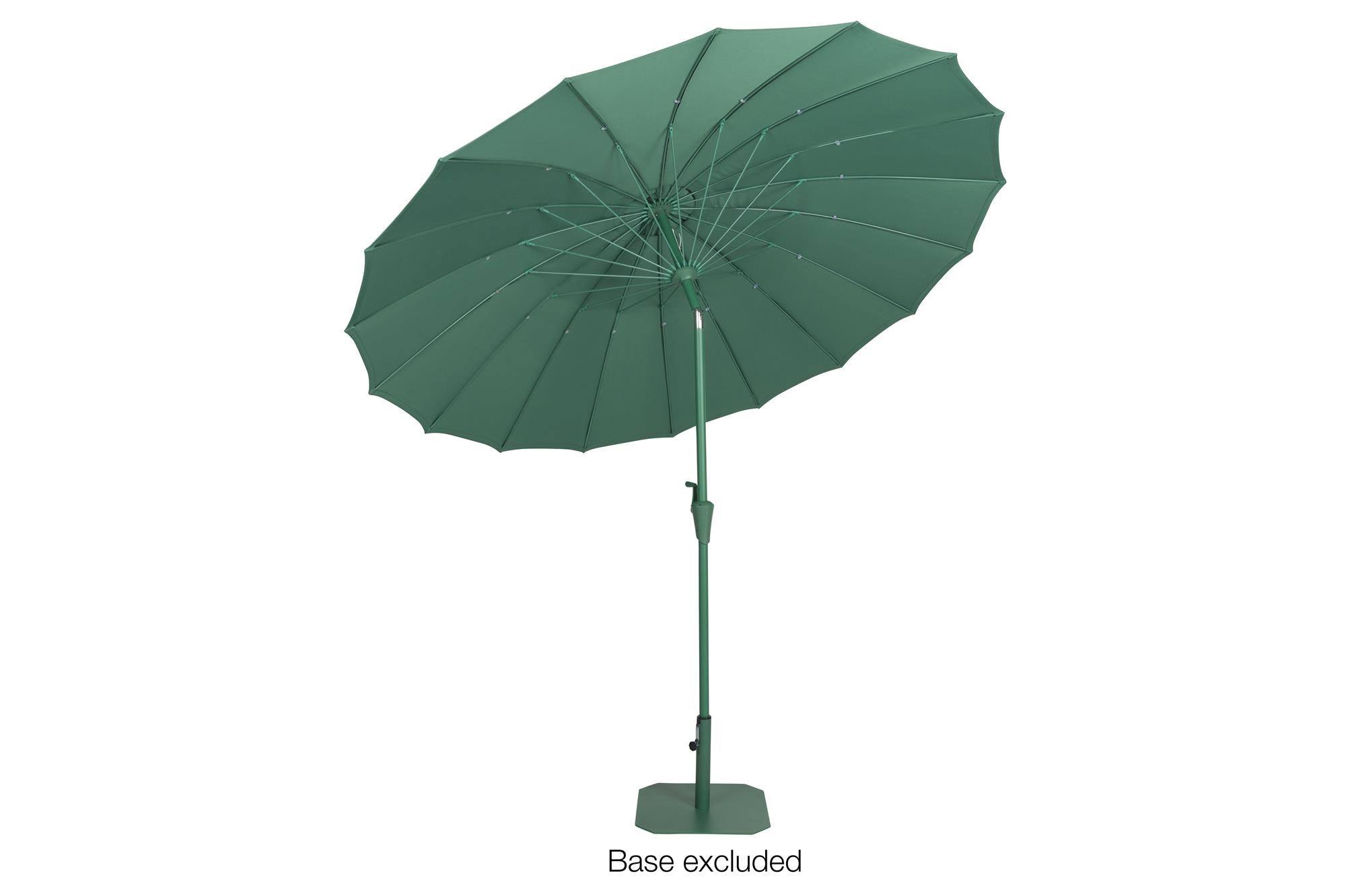 Green sunshine umbrella