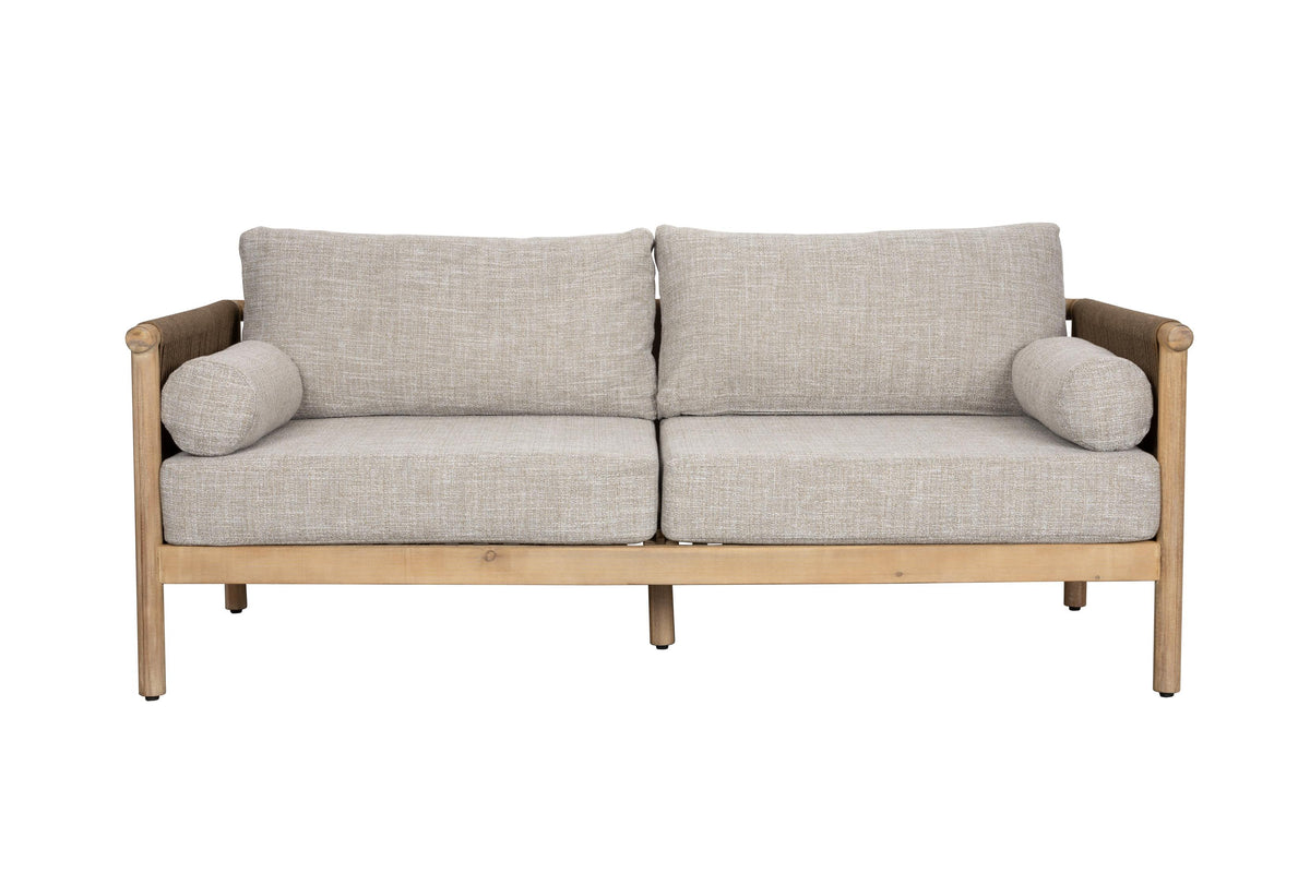 OASIS Gray Garden Furniture Set with Acacia Wood