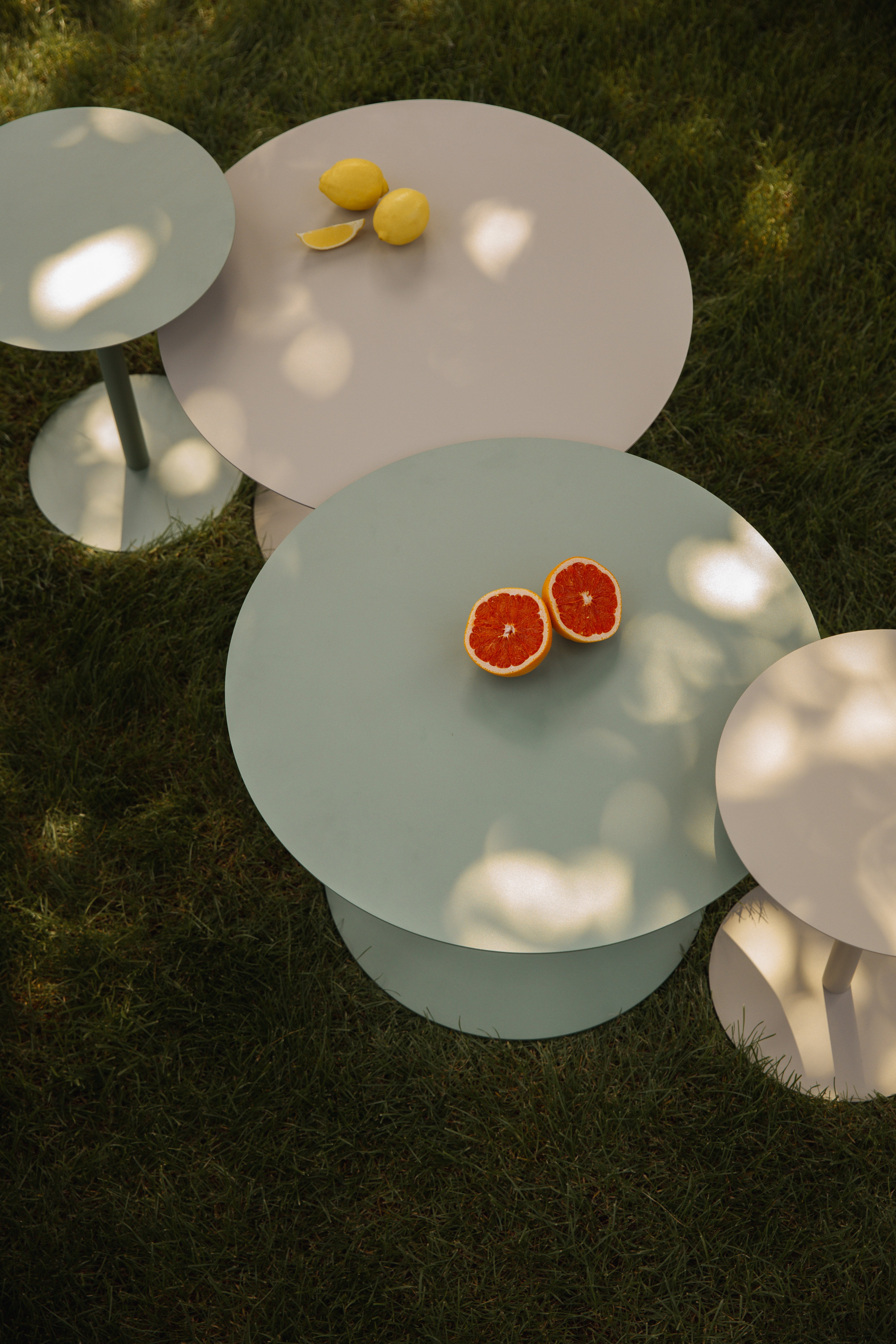 SNOW green coffee table