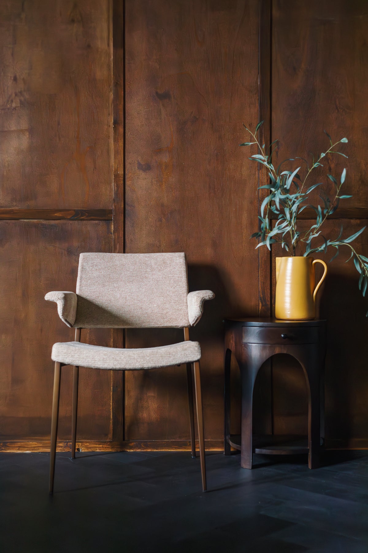 PORTLAND Beige Armchair