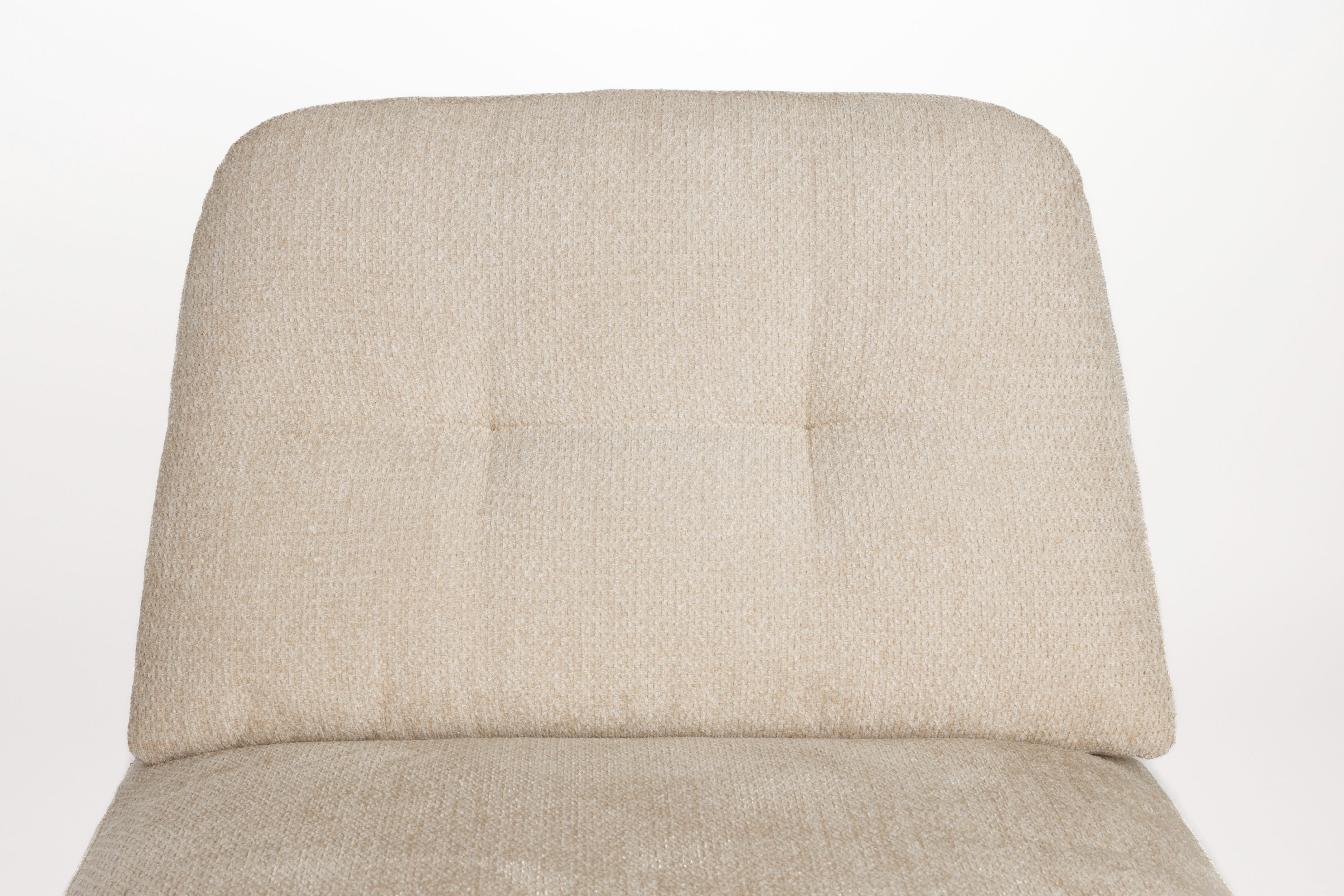 BENJAMIN armchair beige eco-leather with beige base [Monika] [Amelia spr]