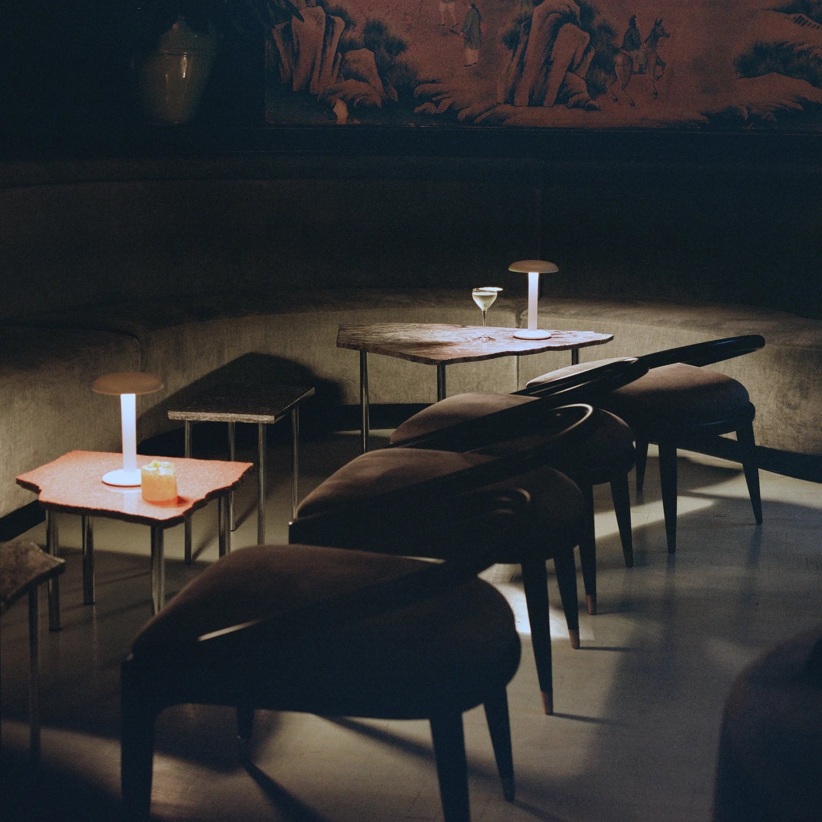 Portable Lamp GUSTAVE HOSPITALITY white