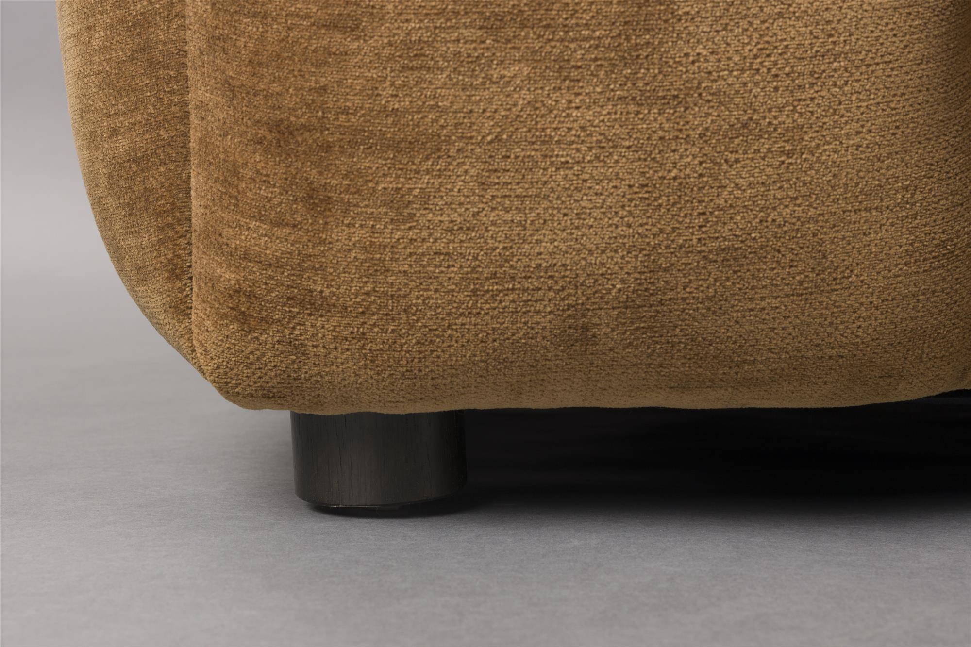 3-Seater Sofa HACKMAN in Cognac