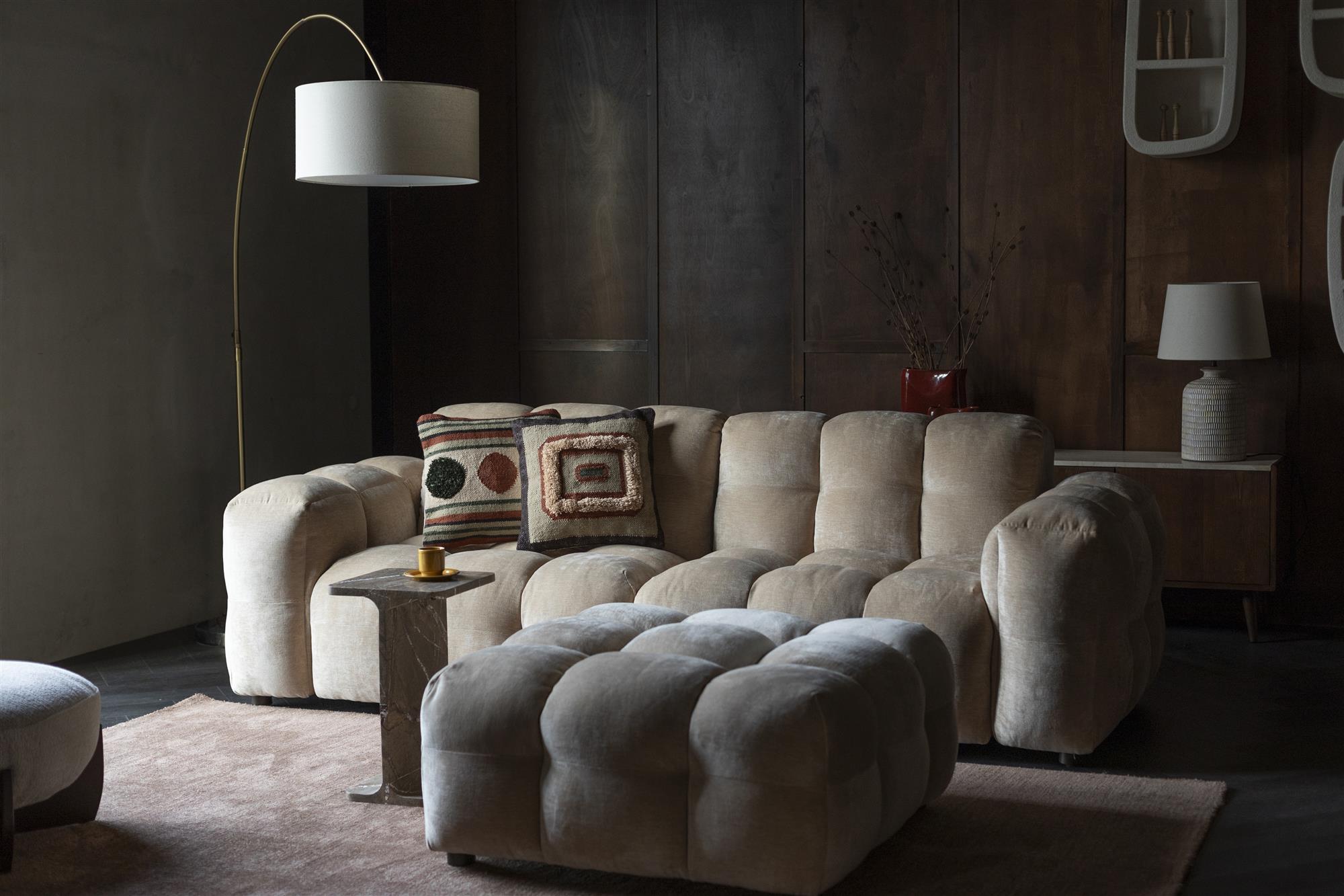 3-Seater Sofa HACKMAN in Cognac