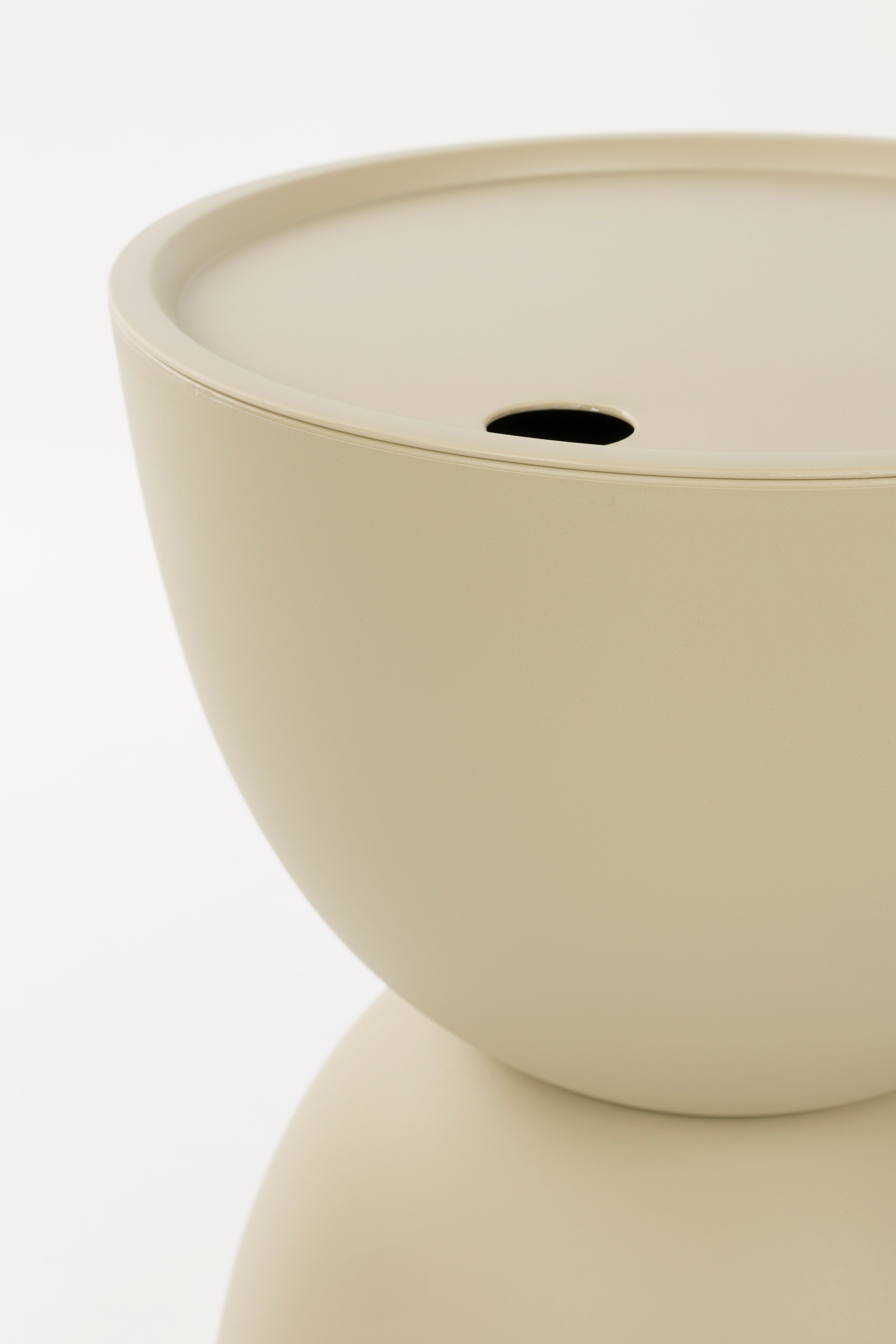 MARA Beige Garden Table with Storage