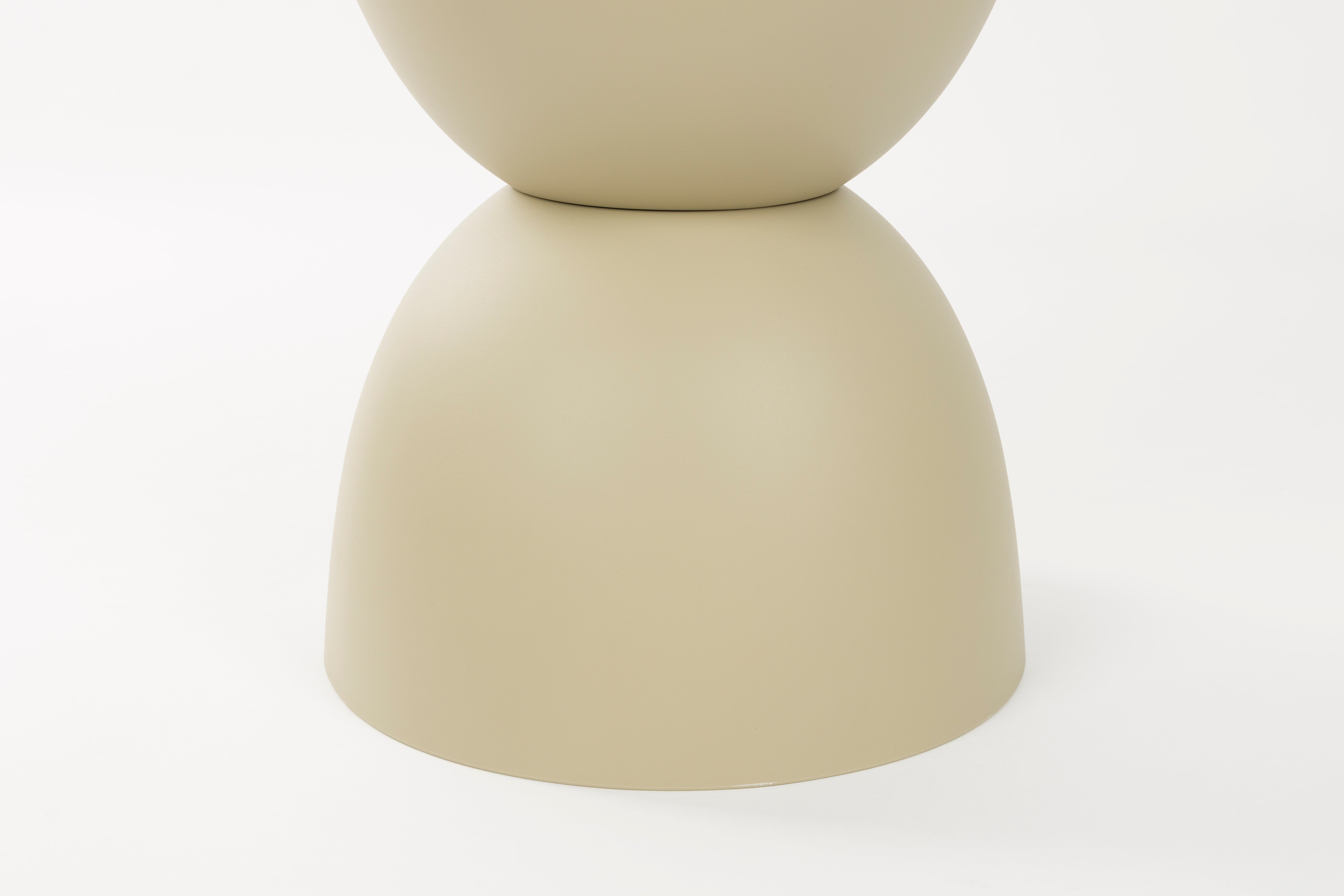 MARA Beige Garden Table with Storage