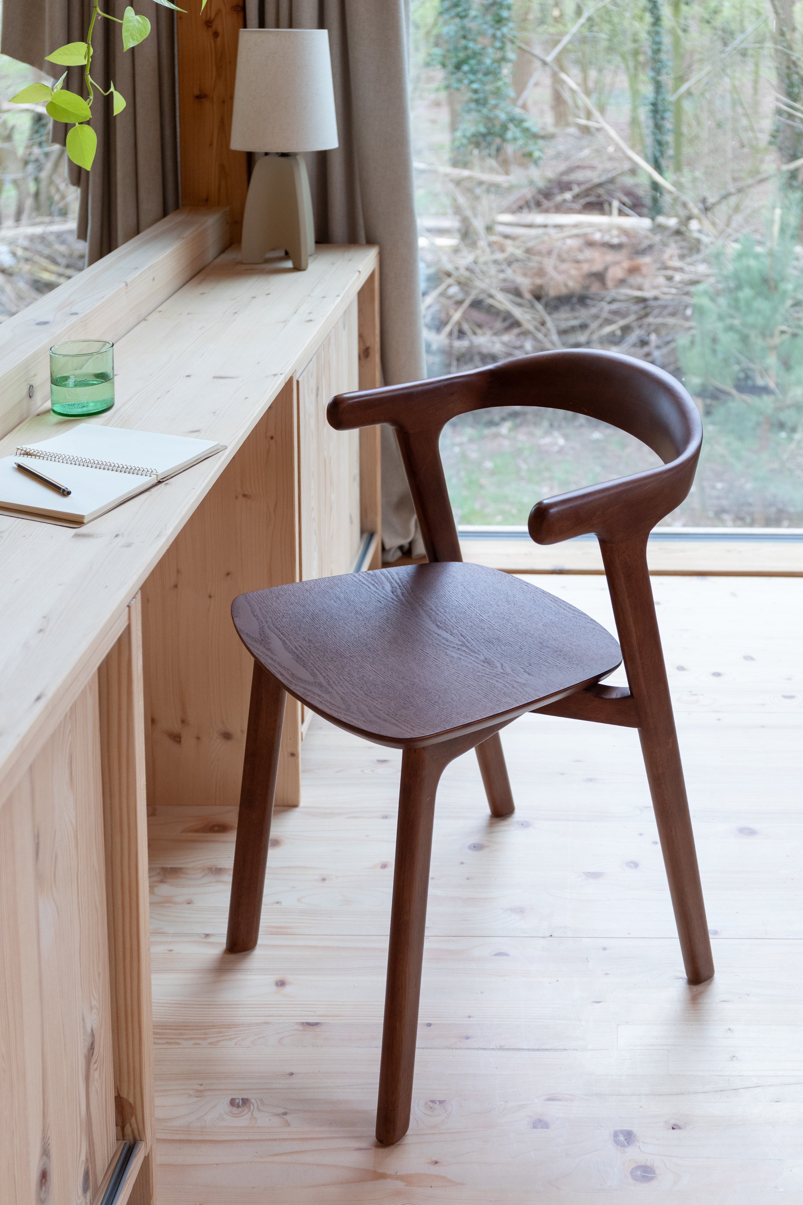 NORTHWOOD chair dark brown