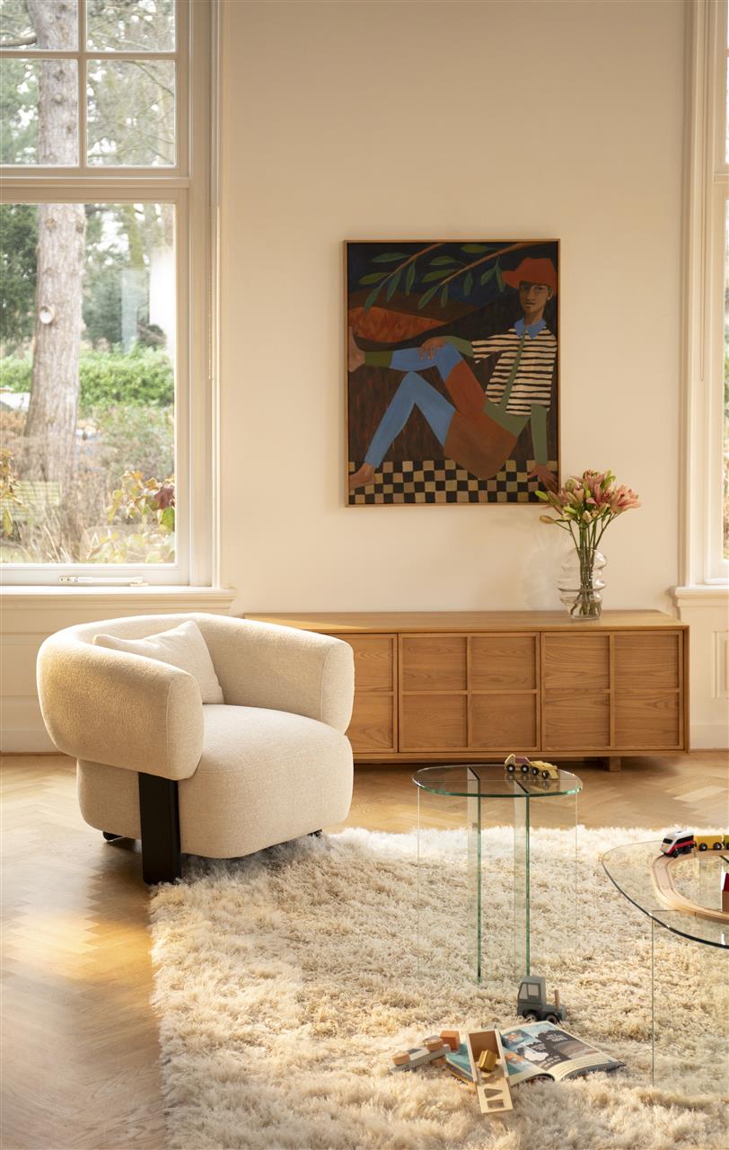 RASTER Ash Veneer TV Cabinet