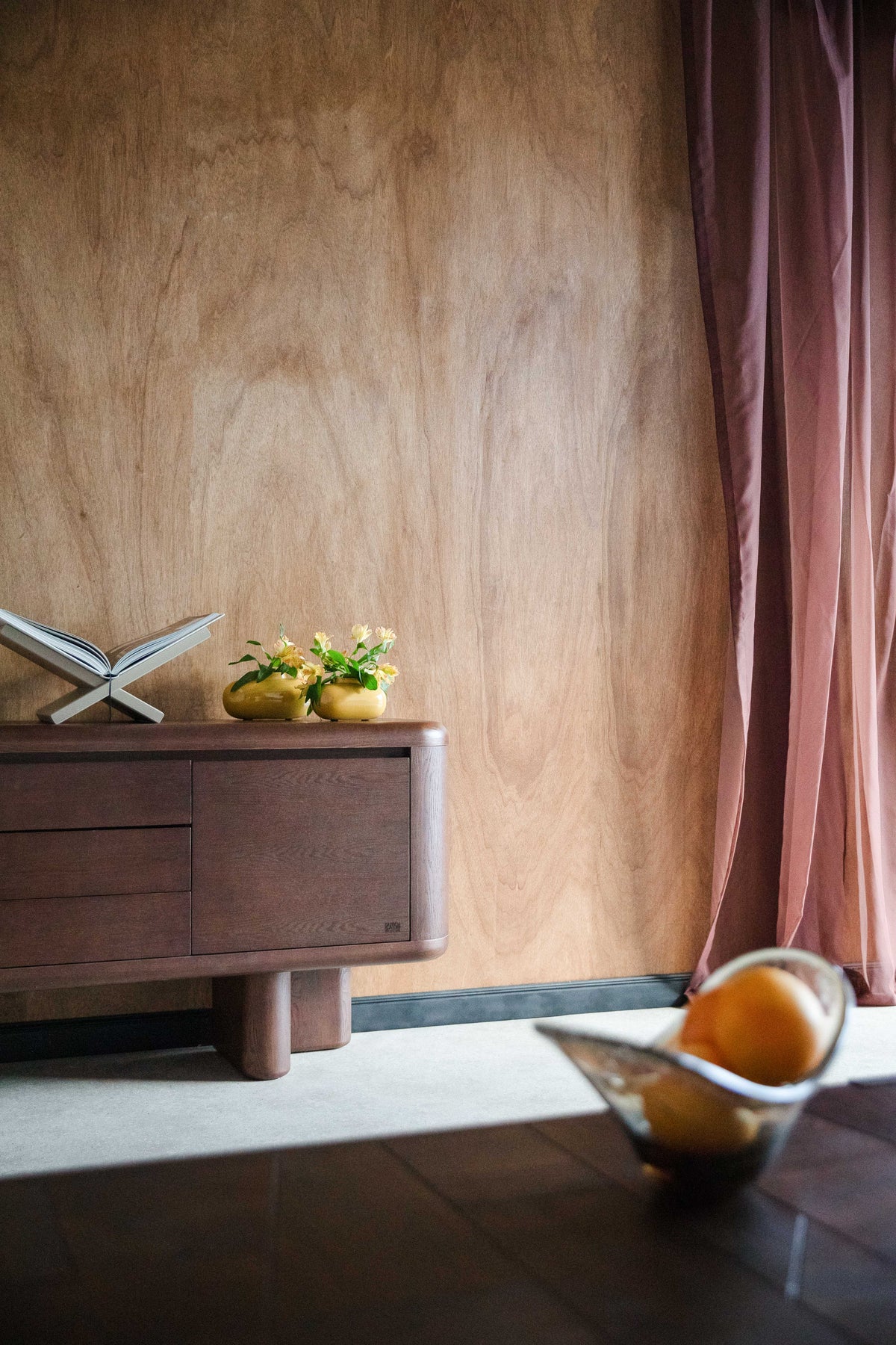 HERMAN Chest of Drawers in Dark Brown Ash Veneer