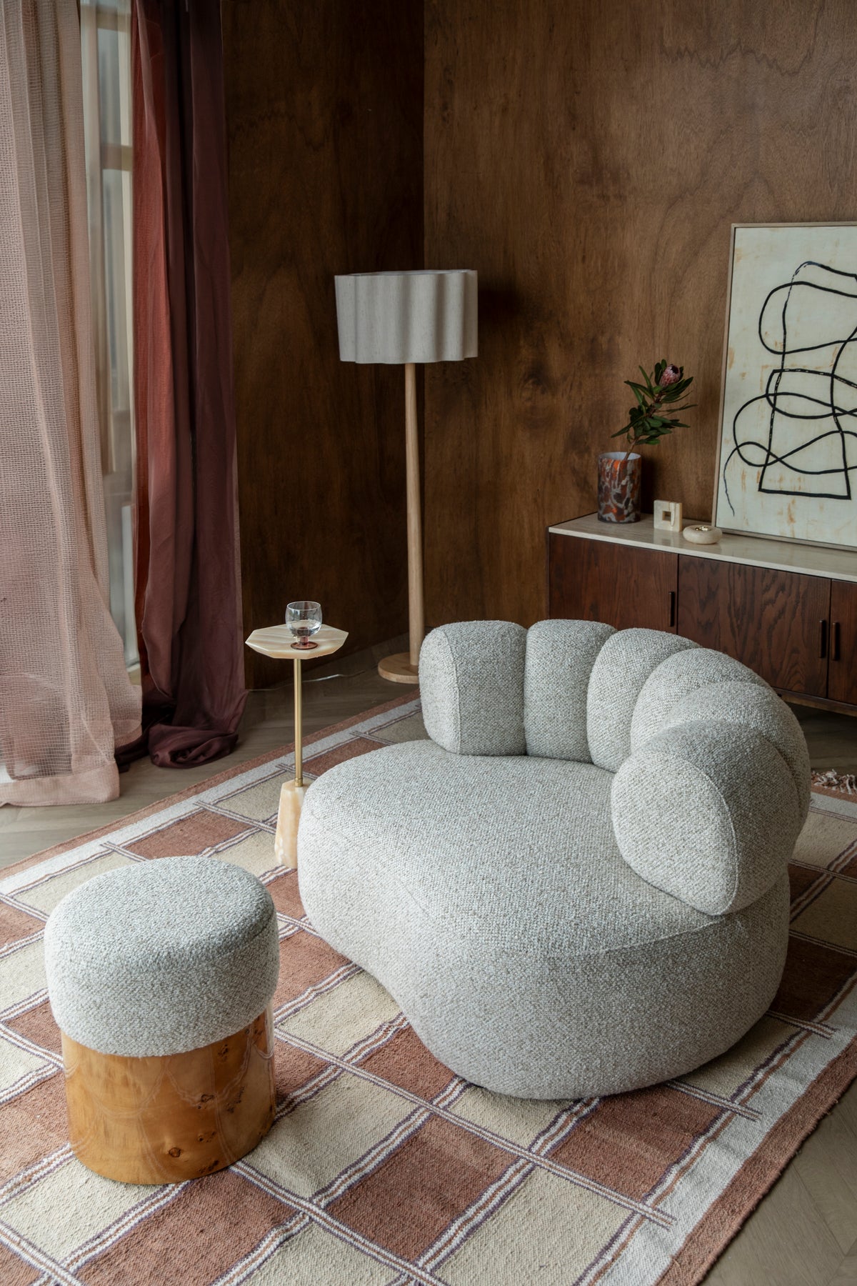 Duvane Armchair Beige
