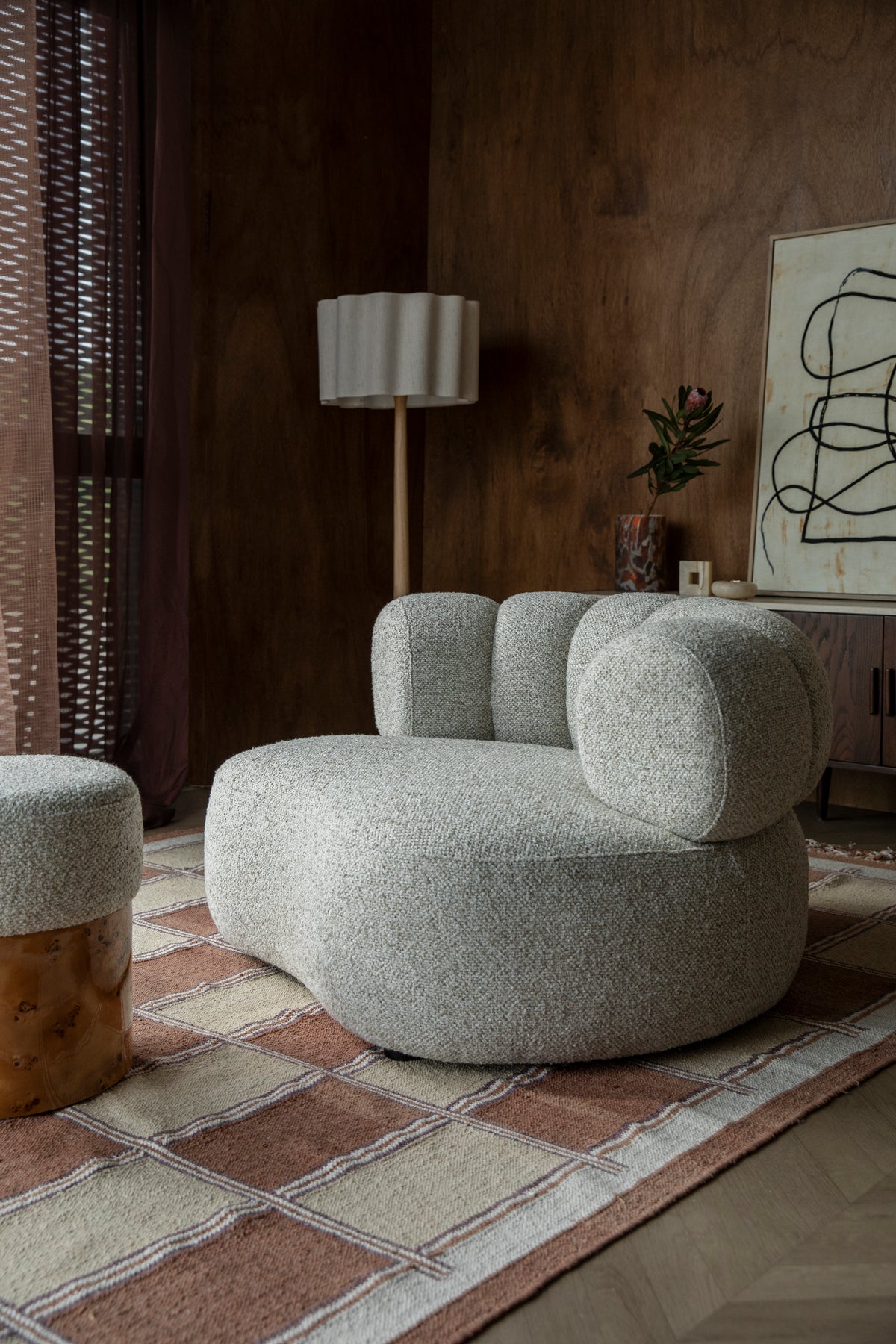 Duvane Armchair Beige