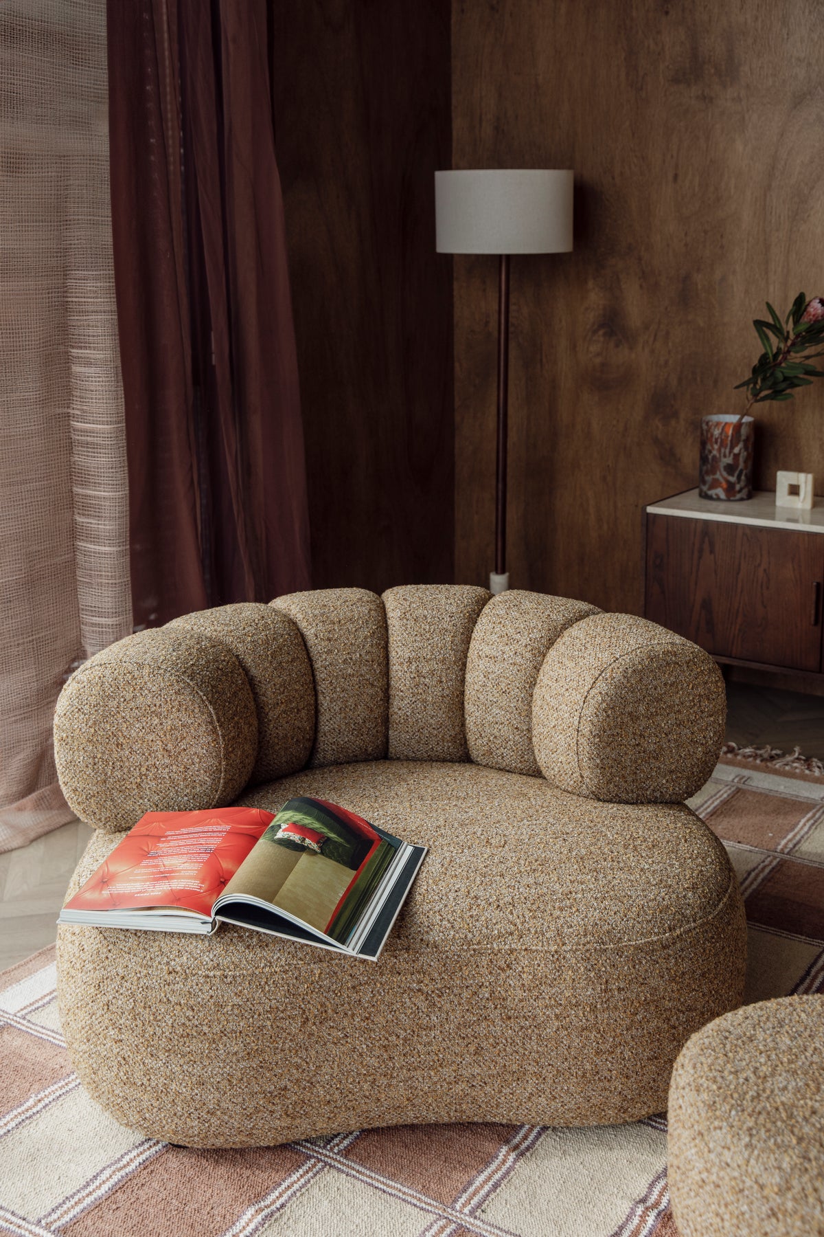 Duvane Armchair Brown Melange