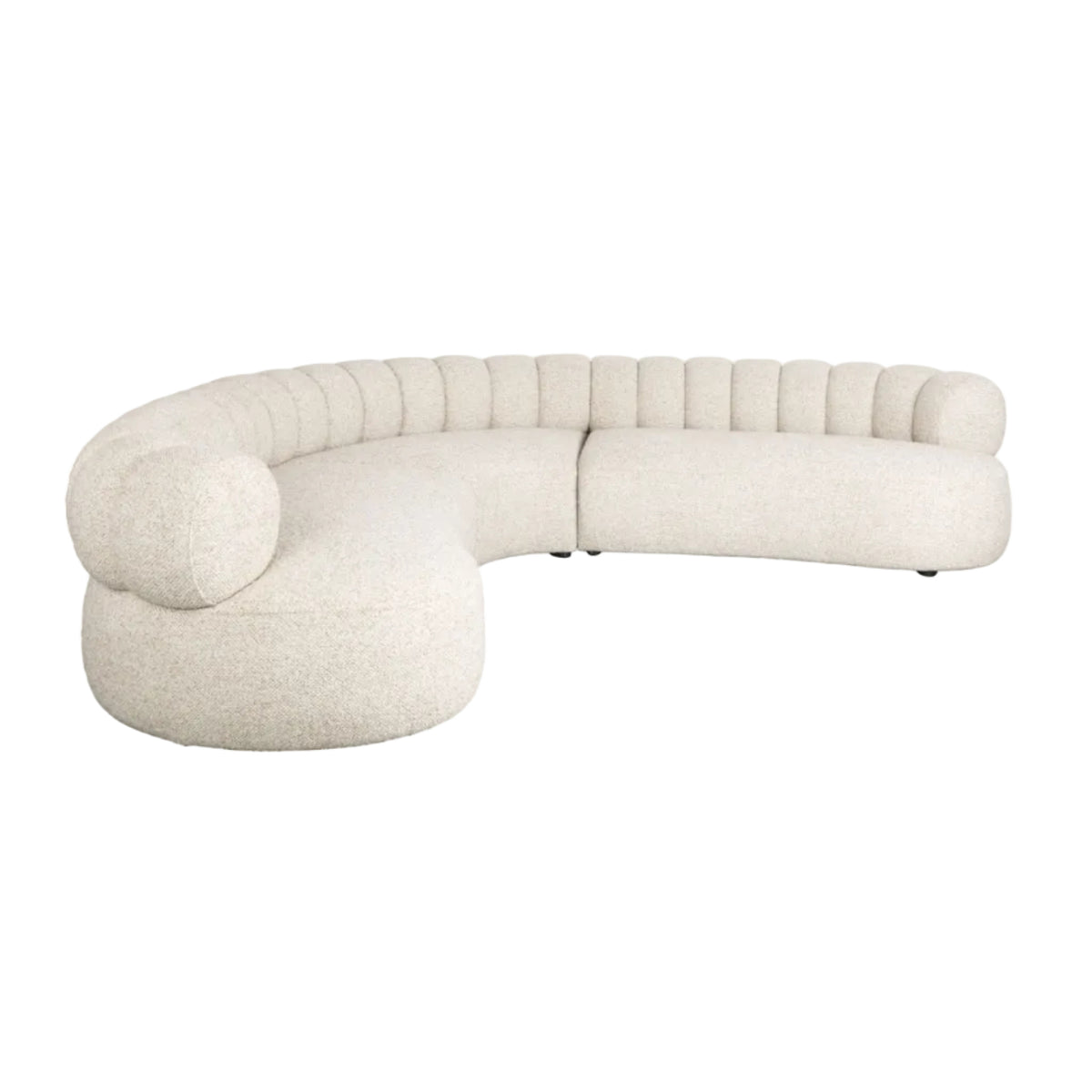 Sofa 7-osobowa DUVANE beżowy – Dutchbone