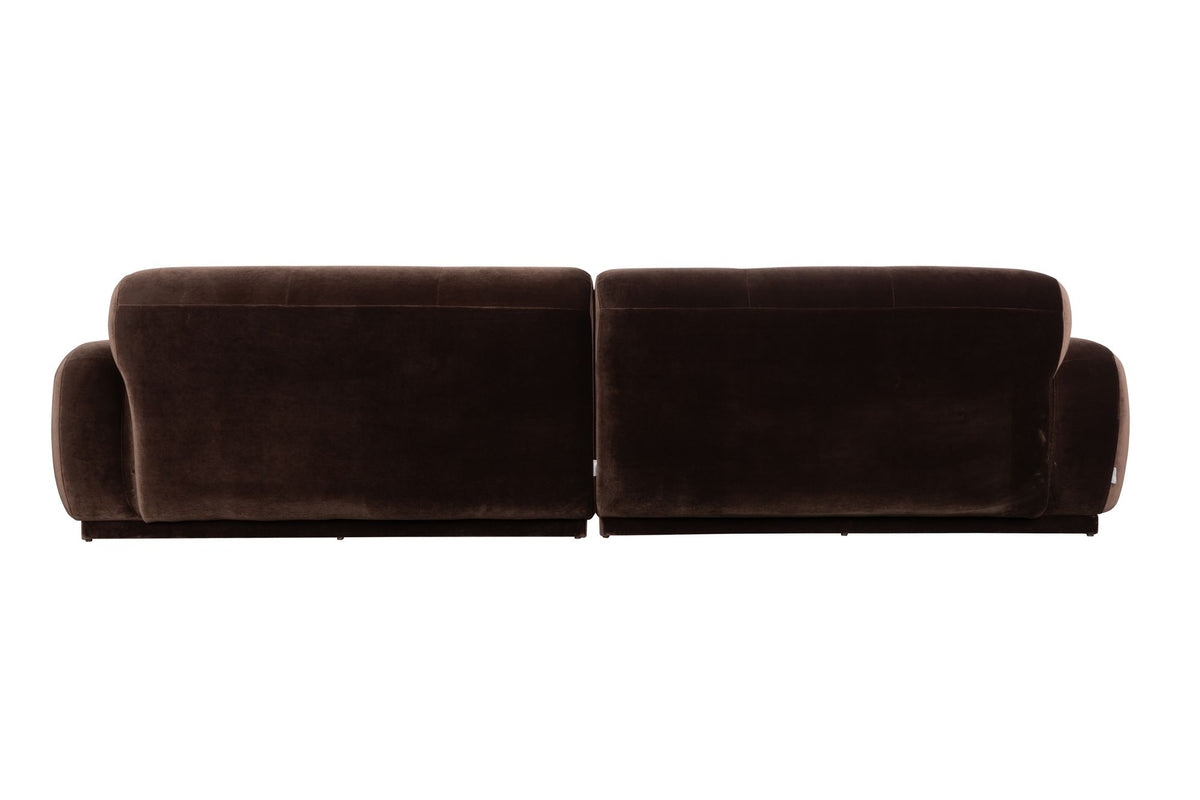 Sofa 4,5-osobowa HAZEL brązowy – Zuiver