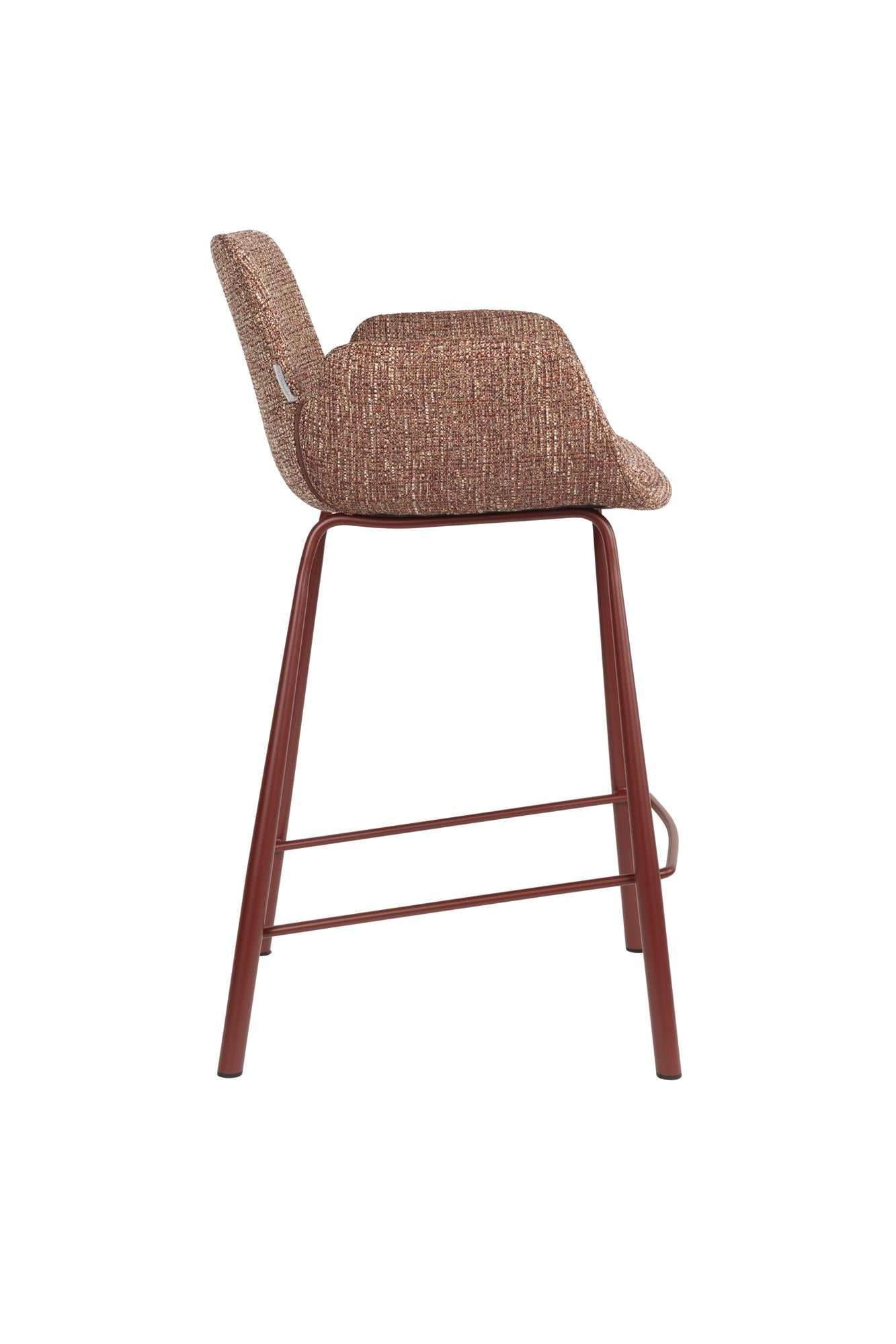 BRIT Bar Stool in Brick Blend