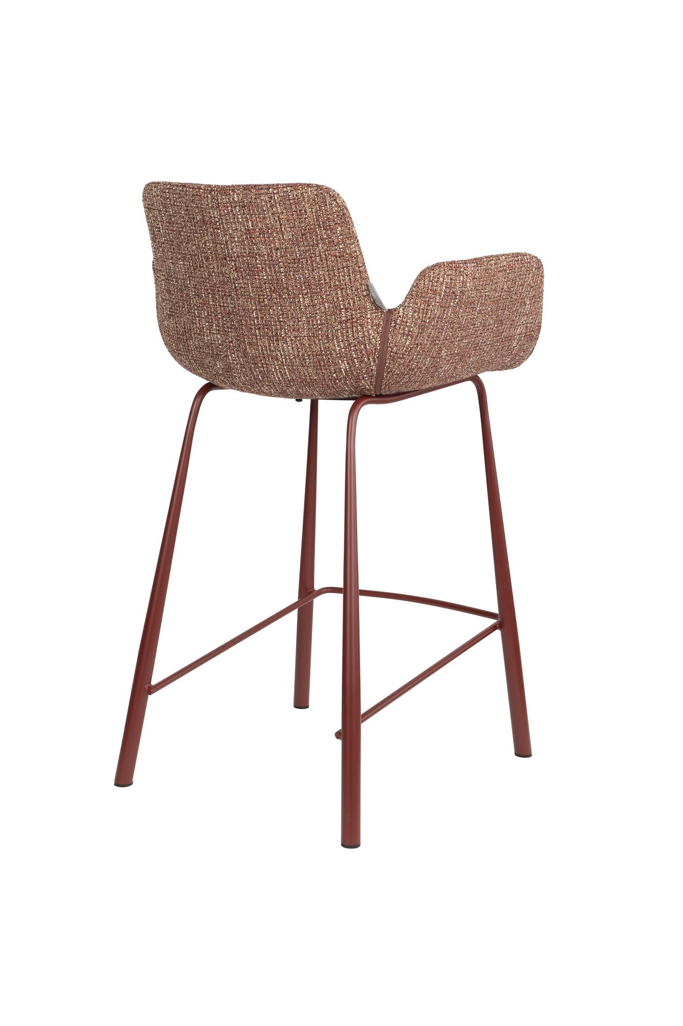 BRIT Bar Stool in Brick Blend