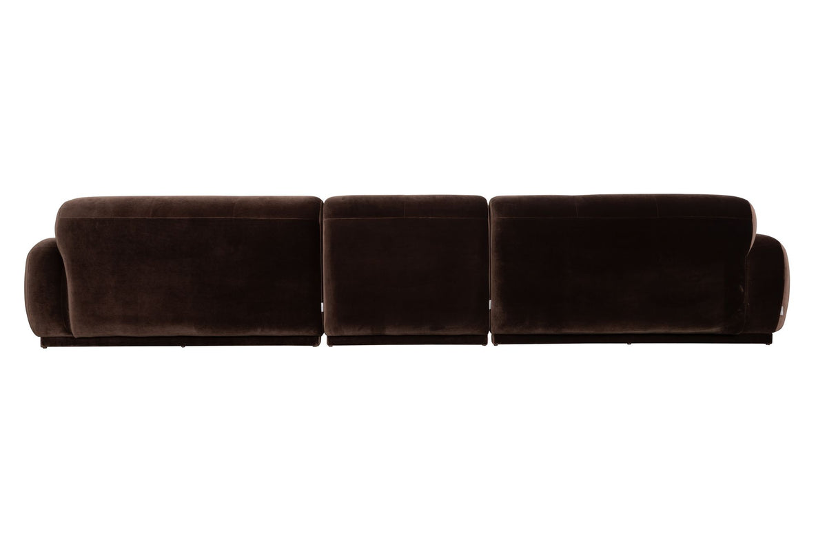 Sofa 6-osobowa HAZEL brązowy – ujęcie 2