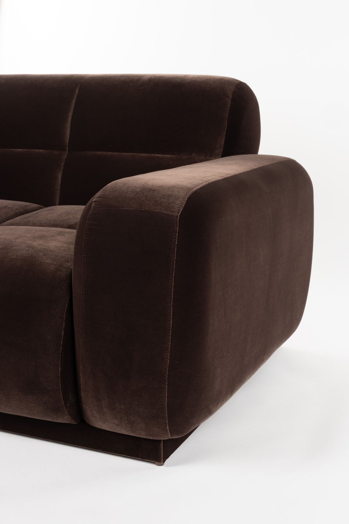Sofa 6-osobowa HAZEL brązowy – ujęcie 4