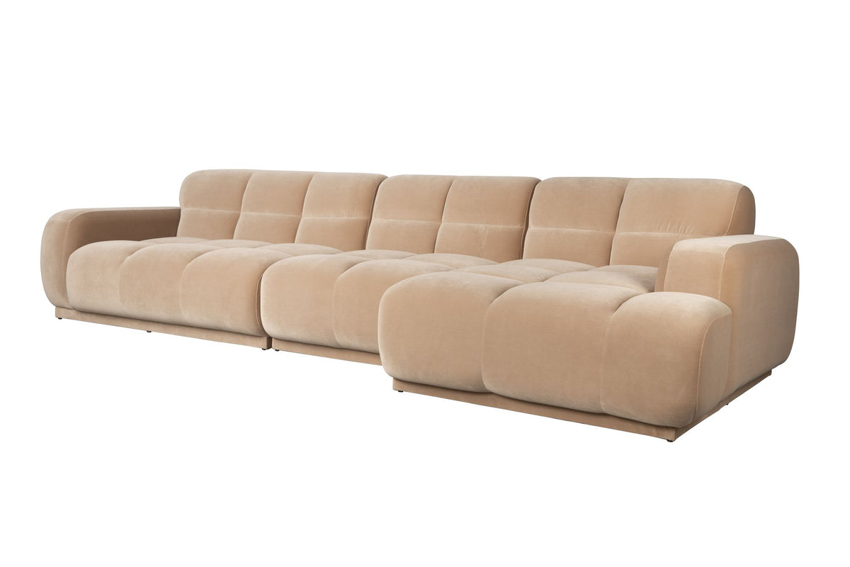 Sofa 6-osobowa HAZEL beżowy prawostronny – ujęcie 2
