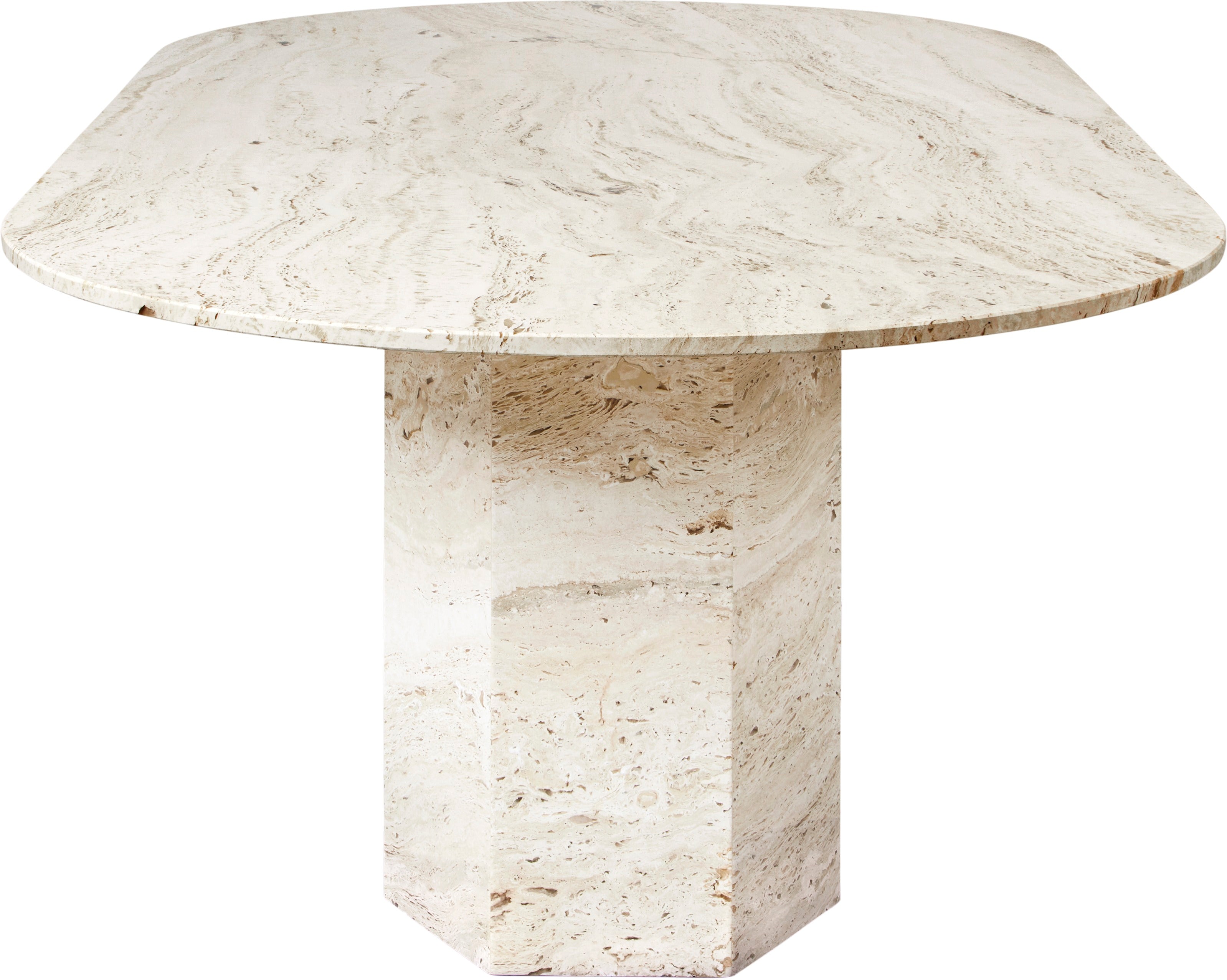 EPIC Cream Travertine Table