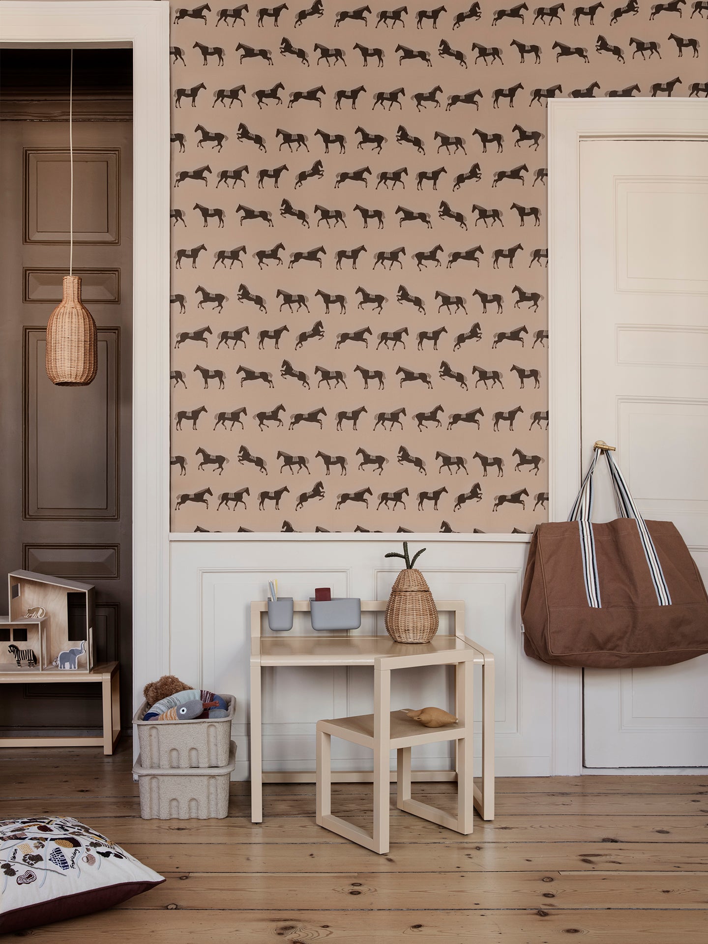 Kinderschreibtisch LITTLE ARCHITECT beige 
