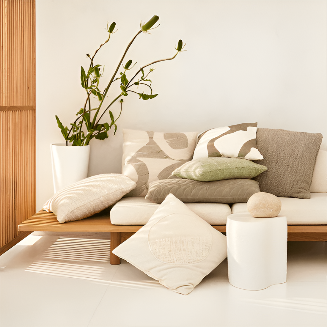 Poduszka QUILTED oliwkowy