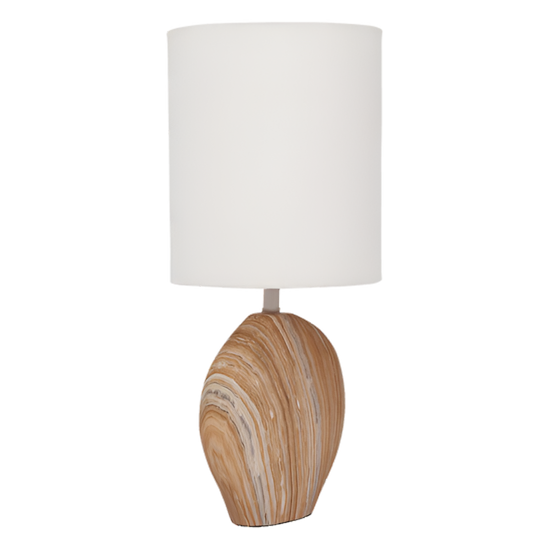 Lampa stołowa VITA dolomit z bawełnianym abażurem