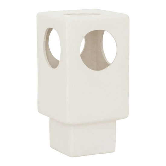 Lampa stołowa LYCKA biała kamionka