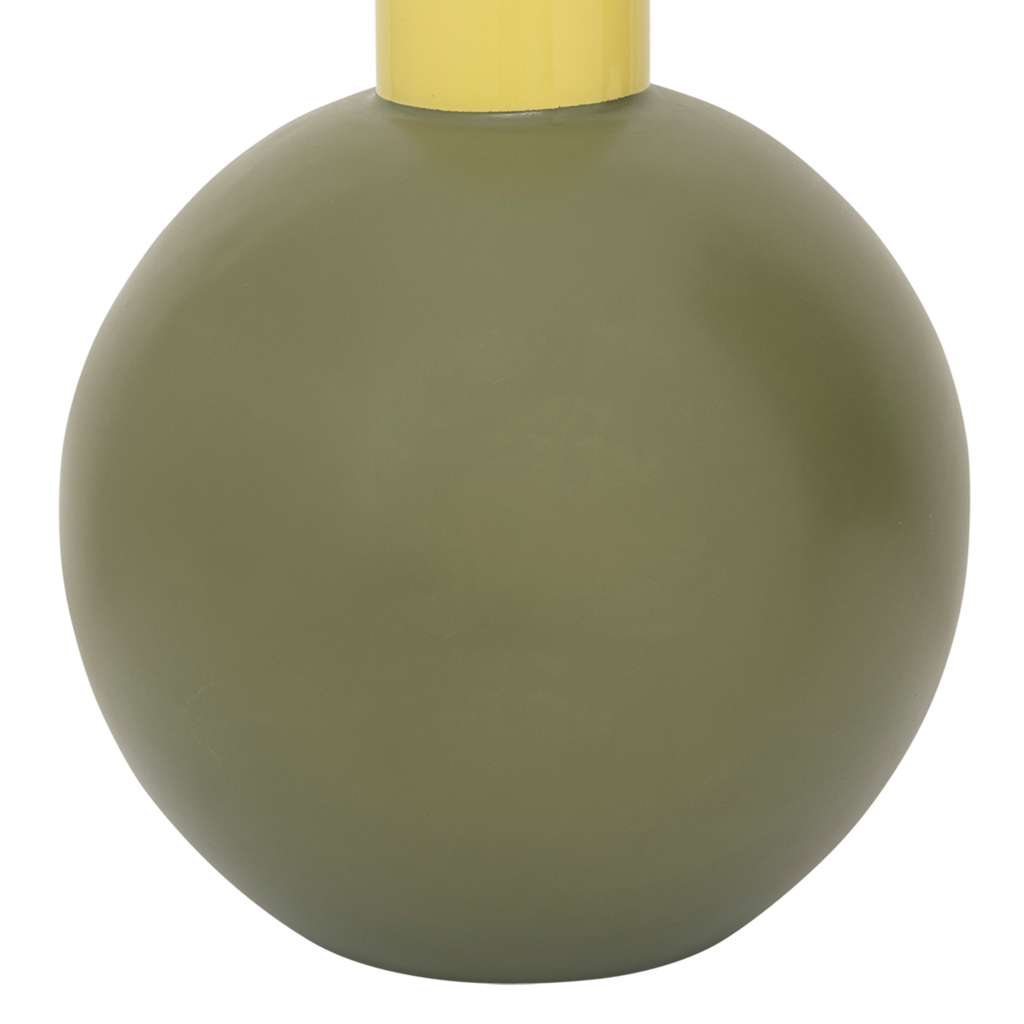 Wazon FARVE grün mit gelb