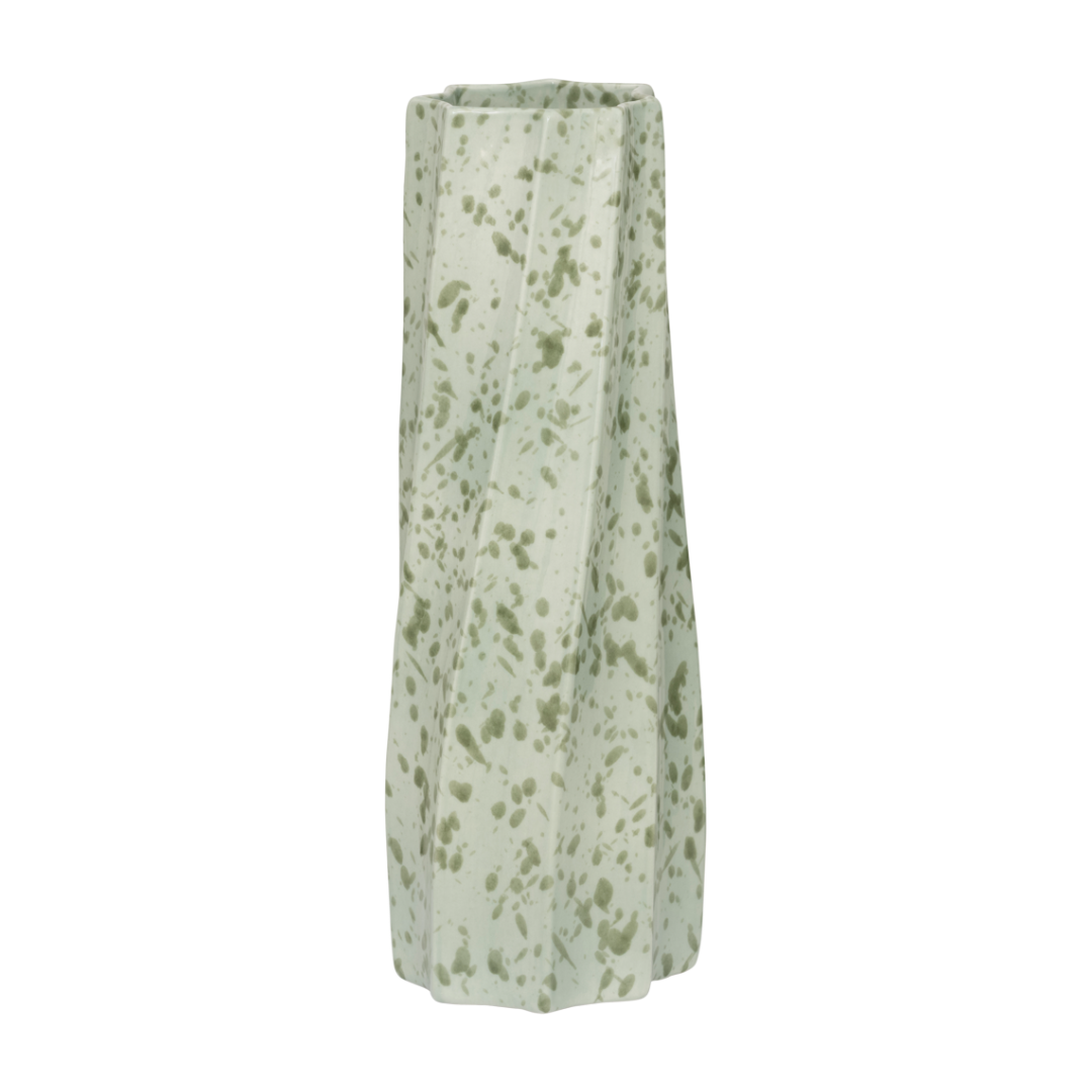 SPILLE vase green ceramic