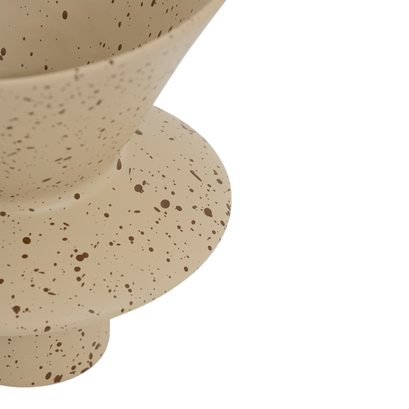 THANDI Beige Ceramic Vase