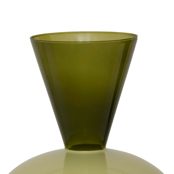 ZINHLE Green Glass Vase