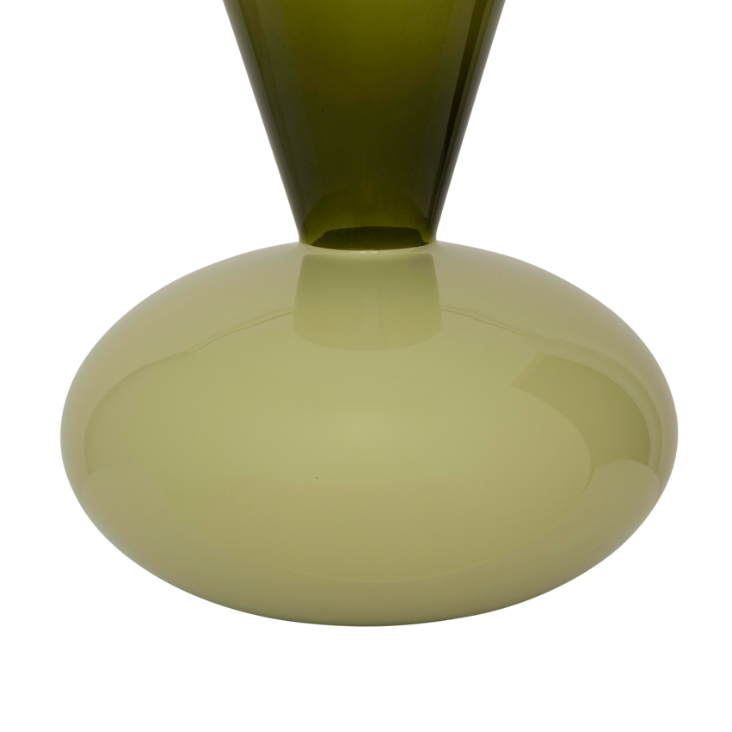 ZINHLE Green Glass Vase