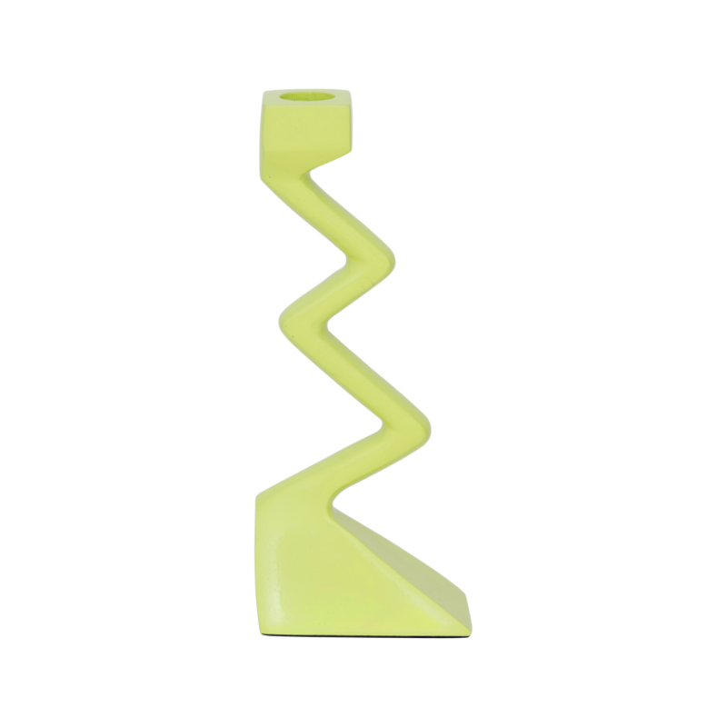 Lime Green SIGSAG Candle Holder