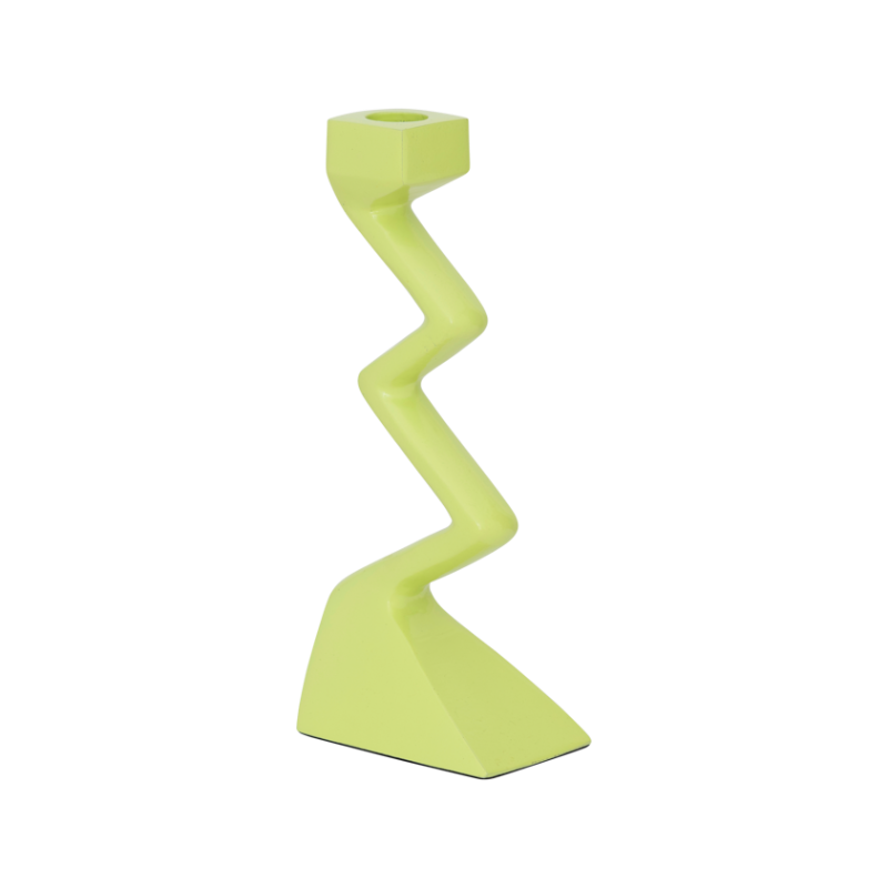 Lime Green SIGSAG Candle Holder
