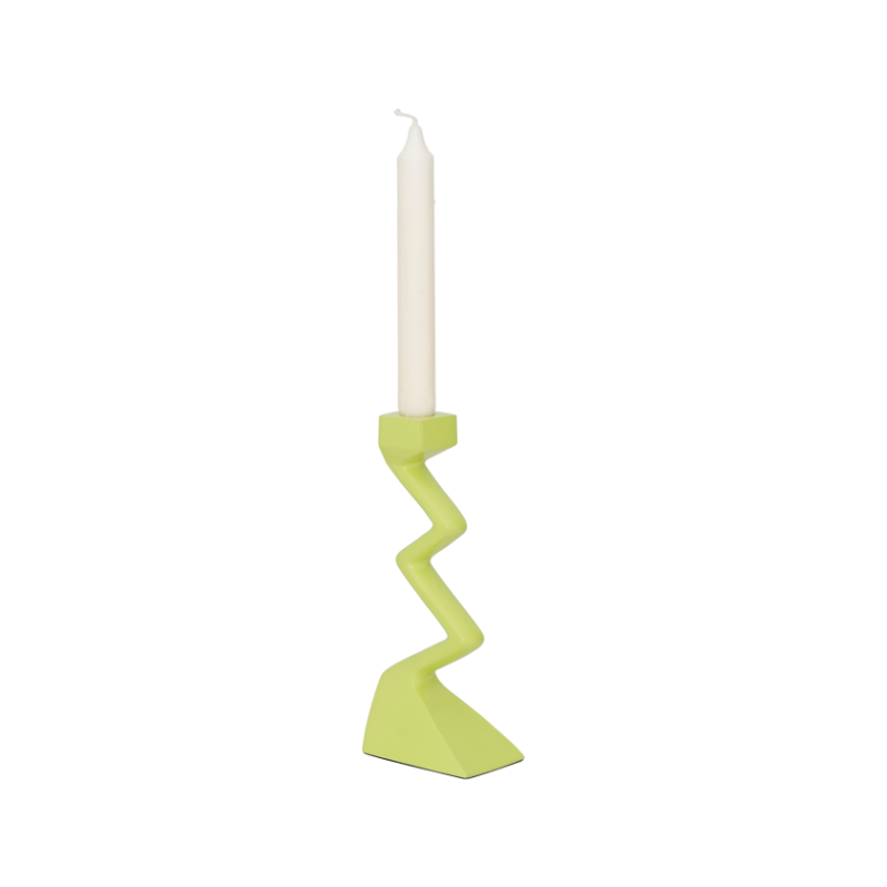 Lime Green SIGSAG Candle Holder