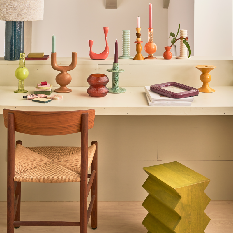 SEBA Side Table Green Mango Wood