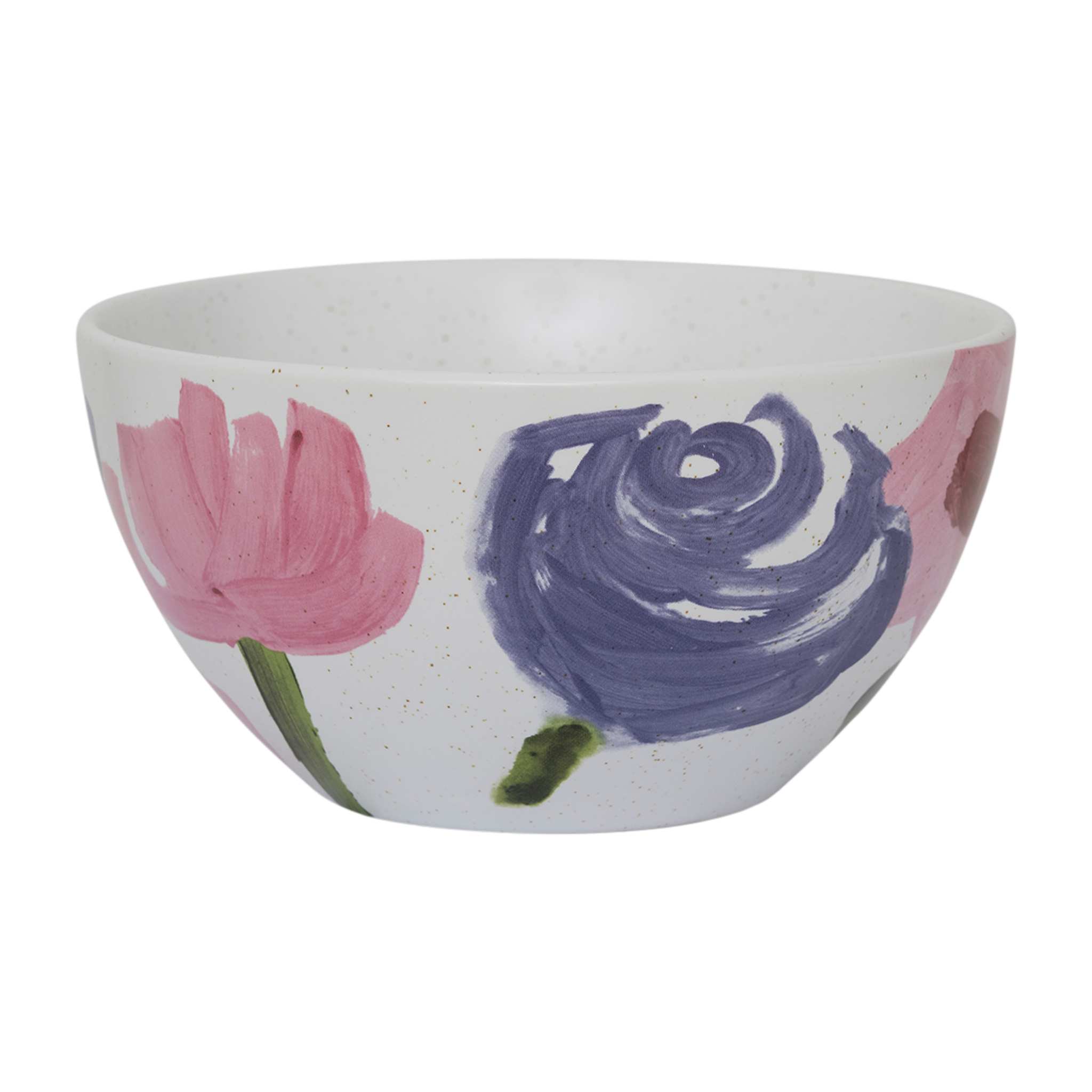 HANAKO ceramic bowl with plant motif