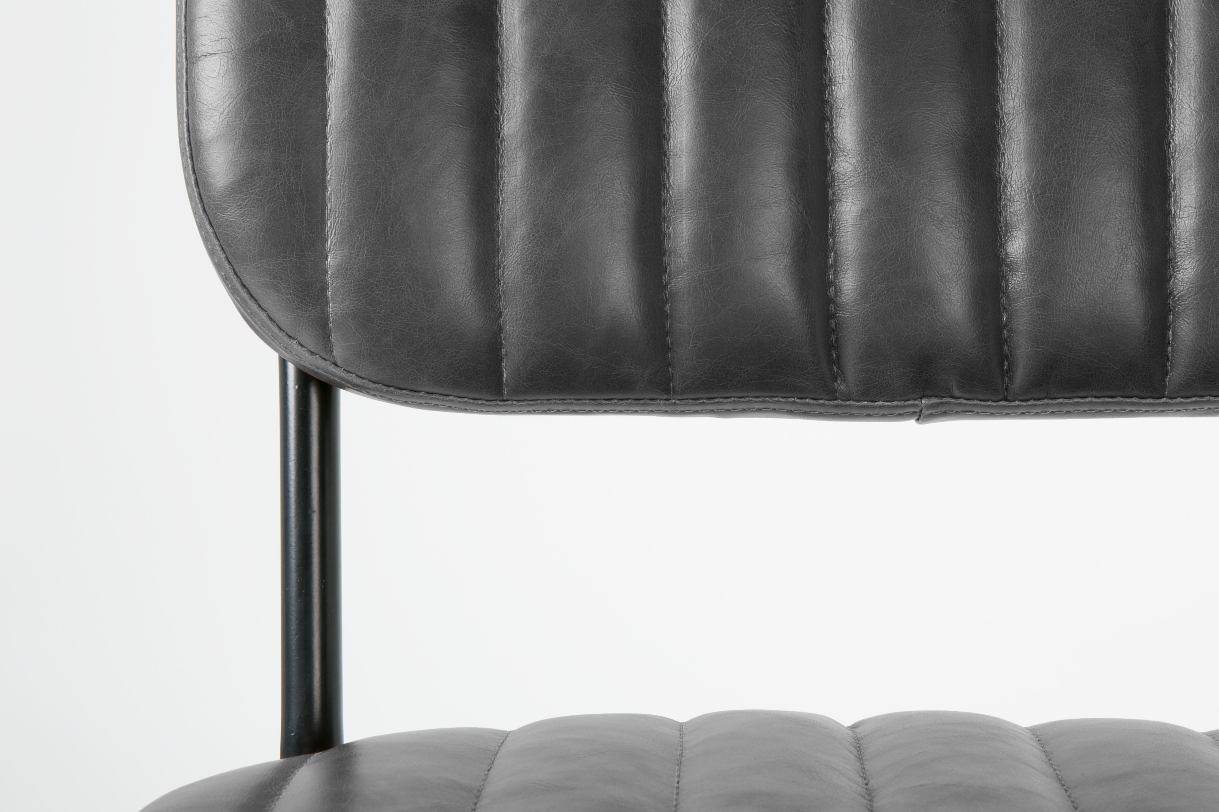 Jake Black Eco -leather chair