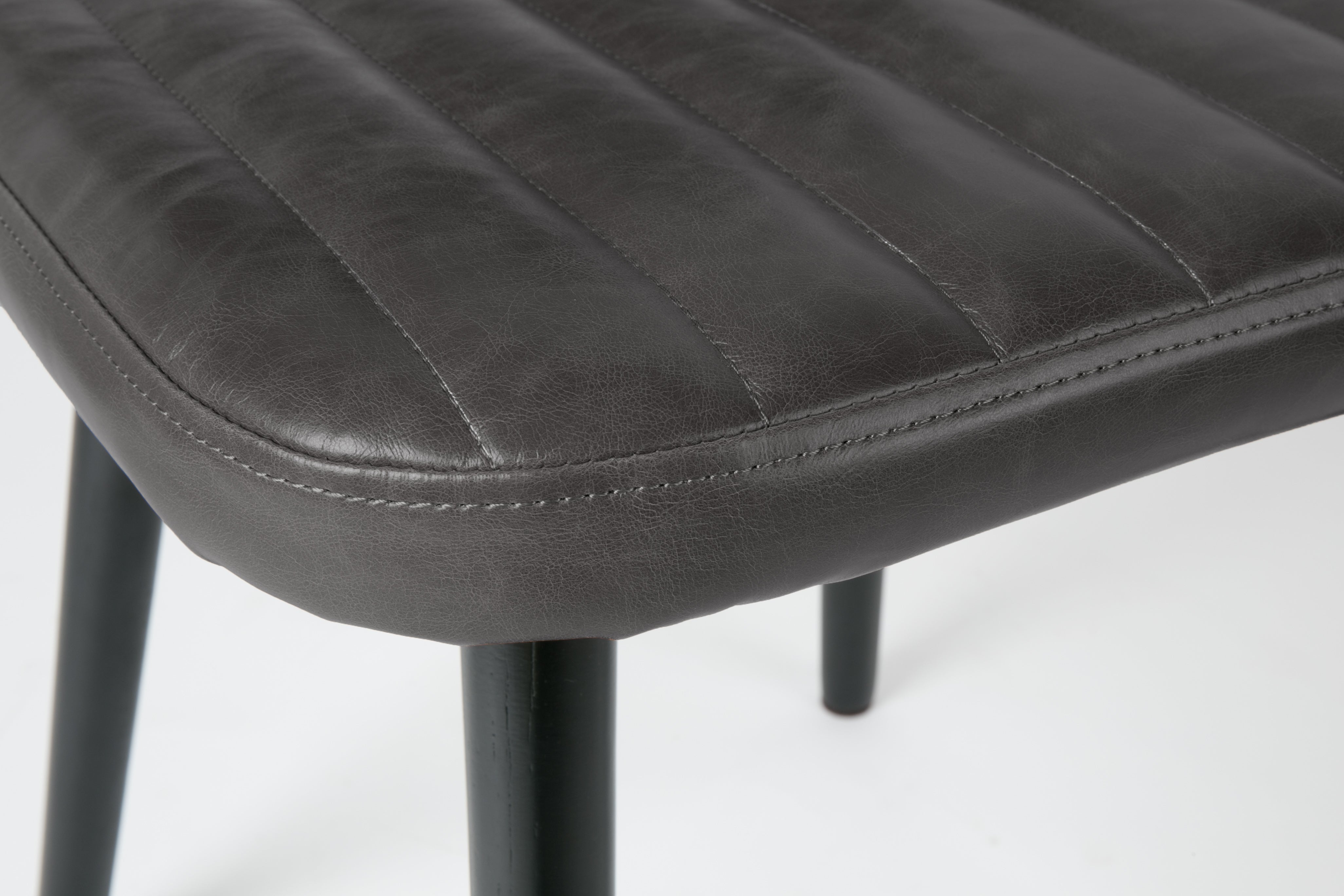 Jake Black Eco -leather chair