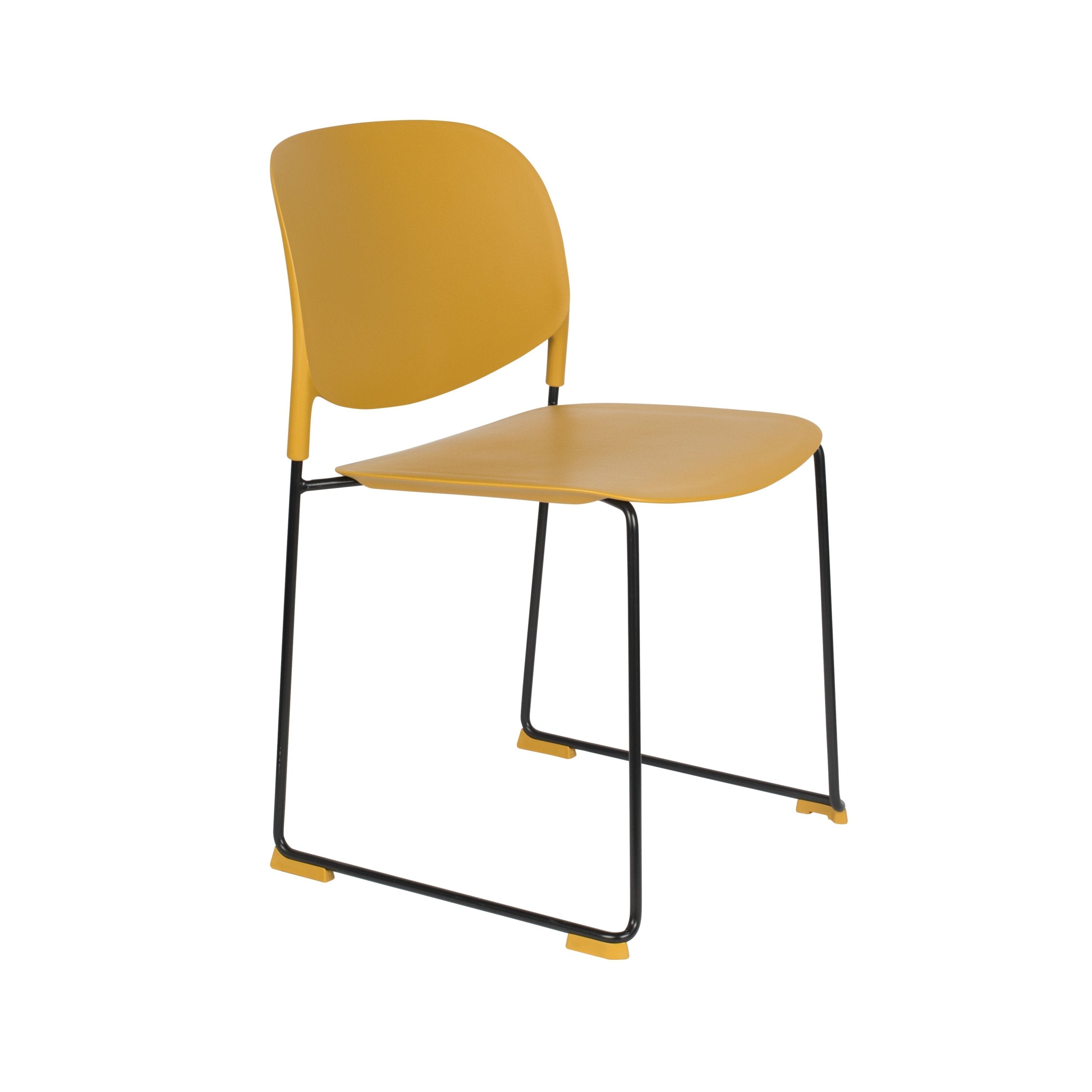 Stacks Ochra chair with a black base