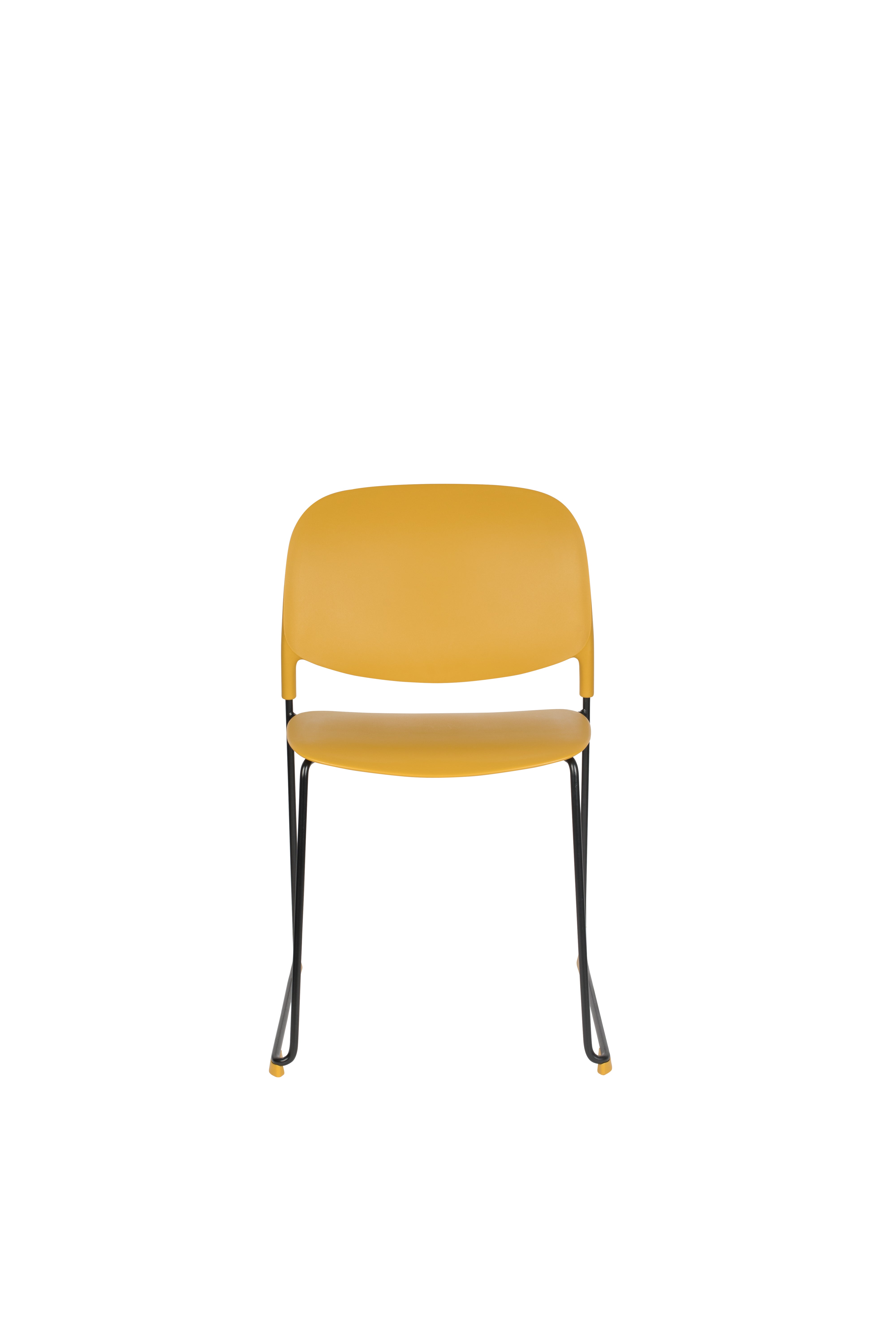 Stacks Ochra chair with a black base