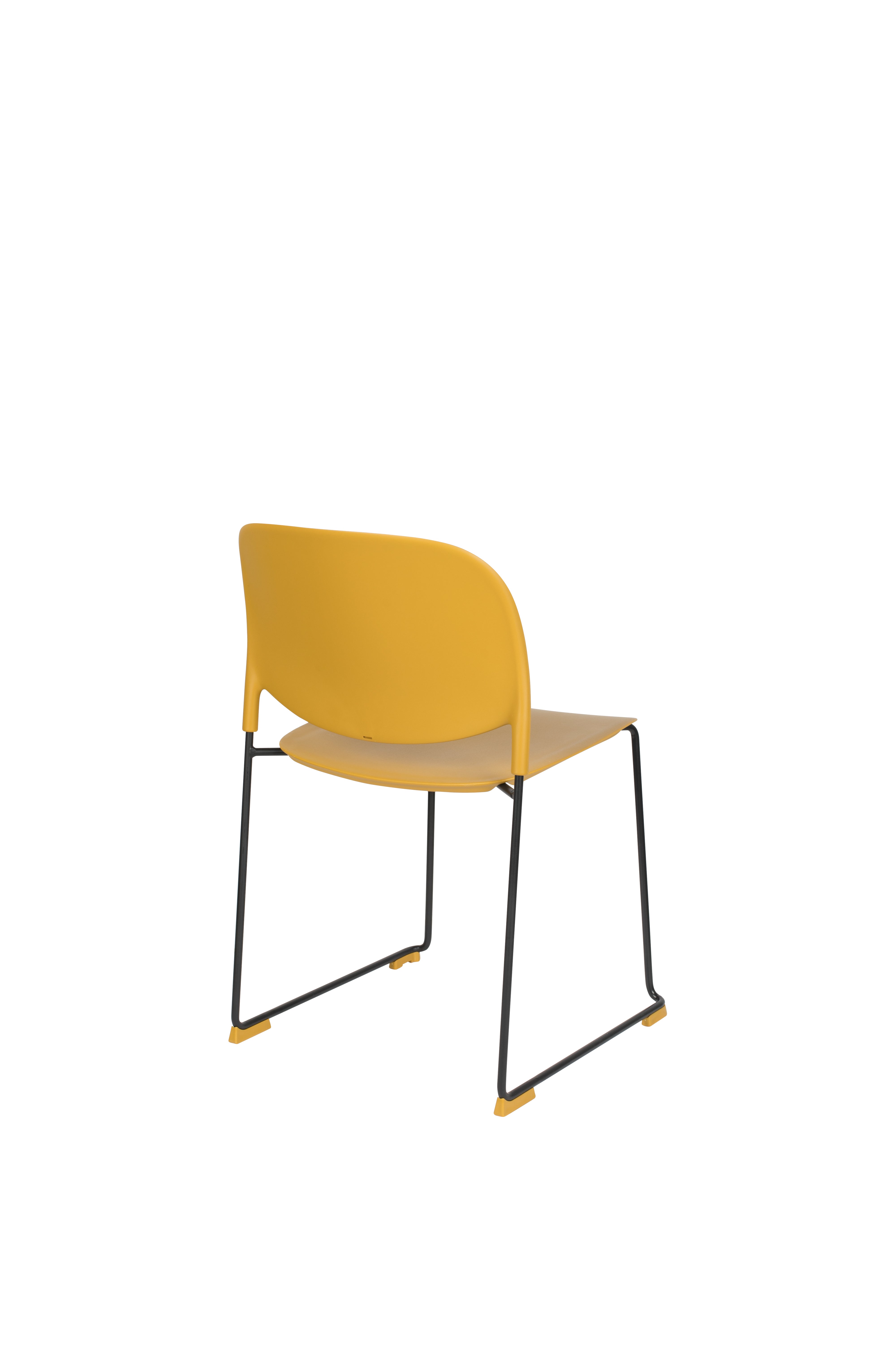 Stacks Ochra chair with a black base