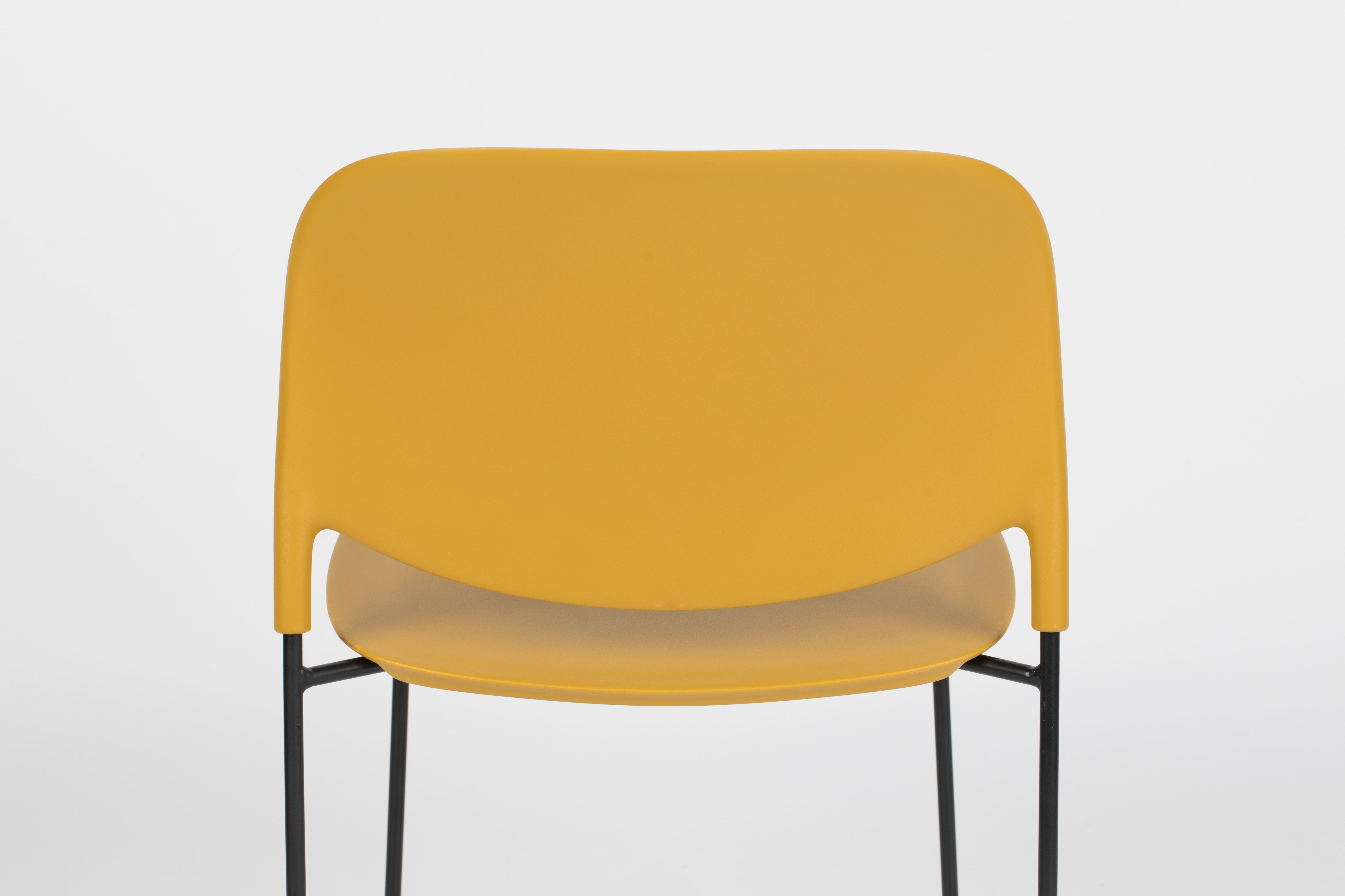 Stacks Ochra chair with a black base